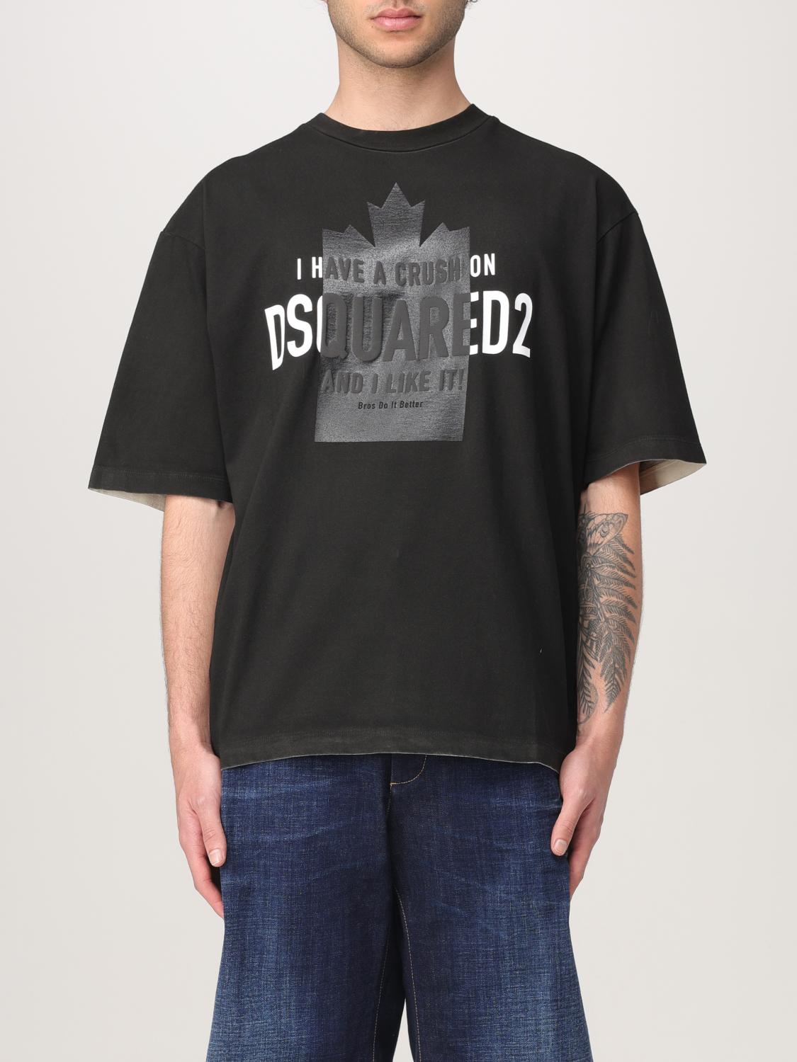 DSQUARED2 T-SHIRT DSQUARED2 MEN COLOR BLACK