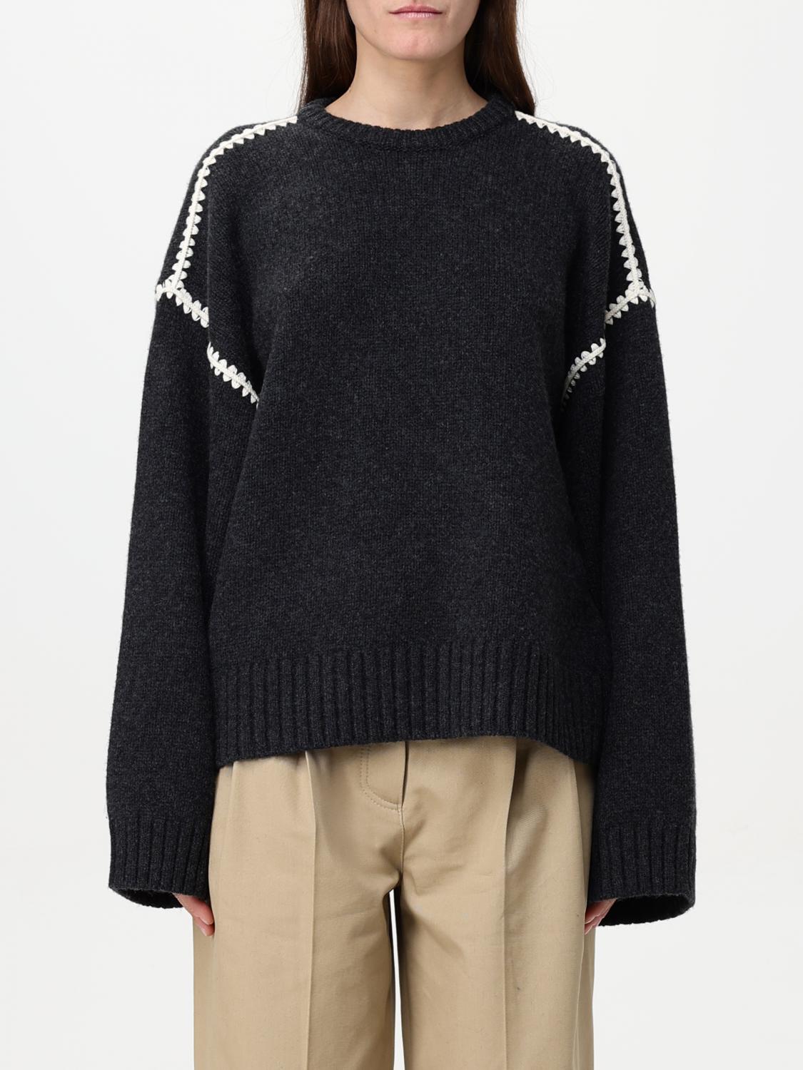 Shop Totême Sweater Toteme Woman Color Grey