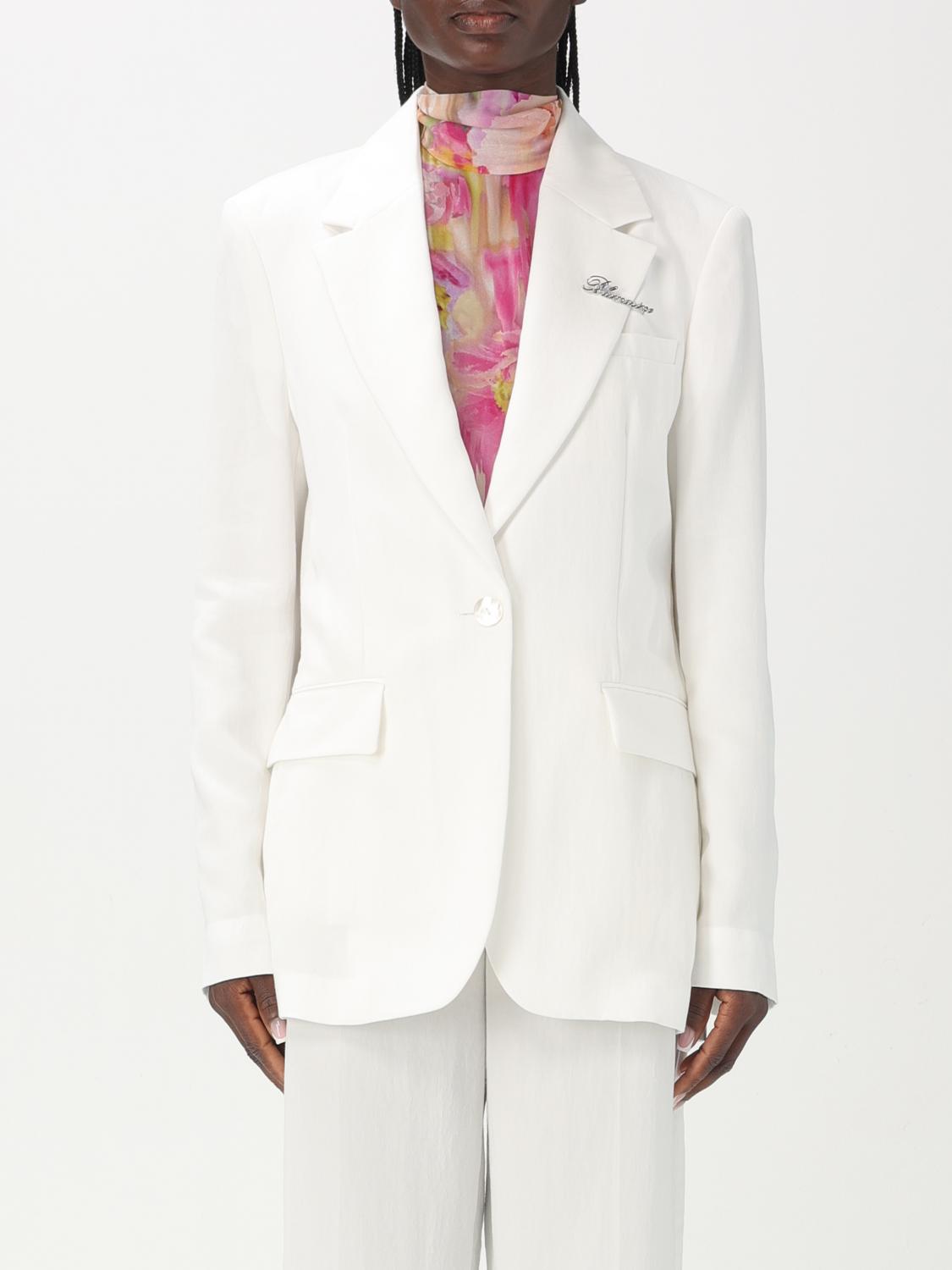 Blumarine Blazer Woman Color White In White
