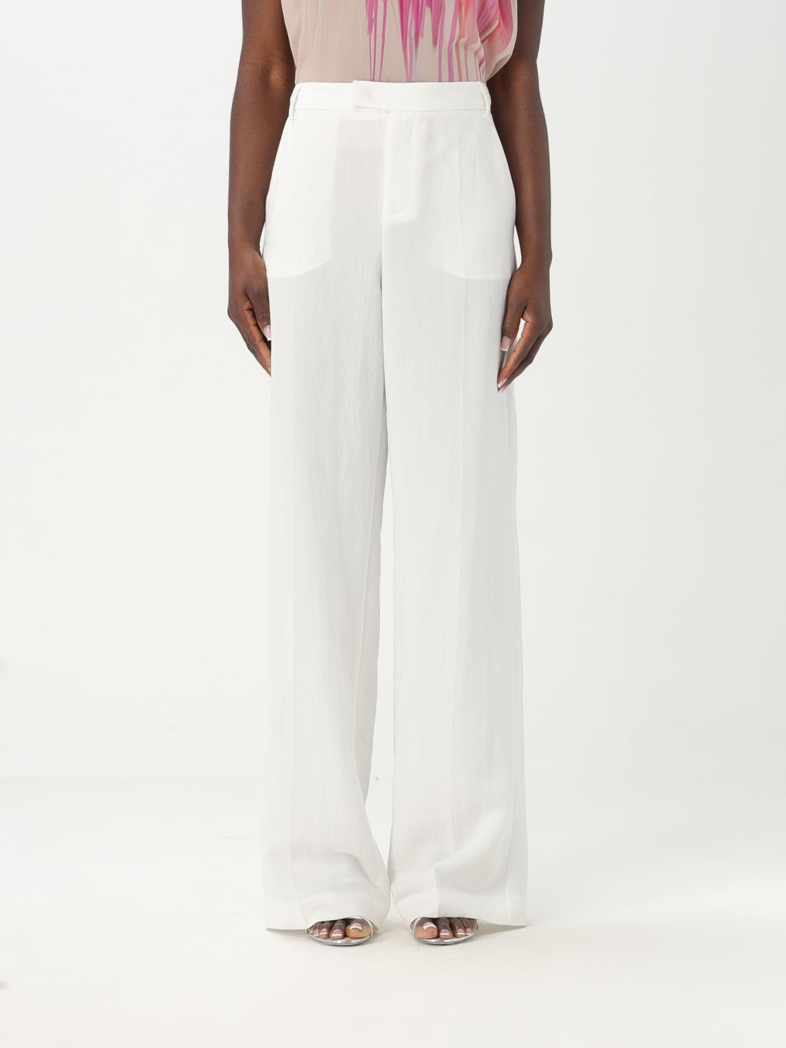 Blumarine Pants Woman Color White In White