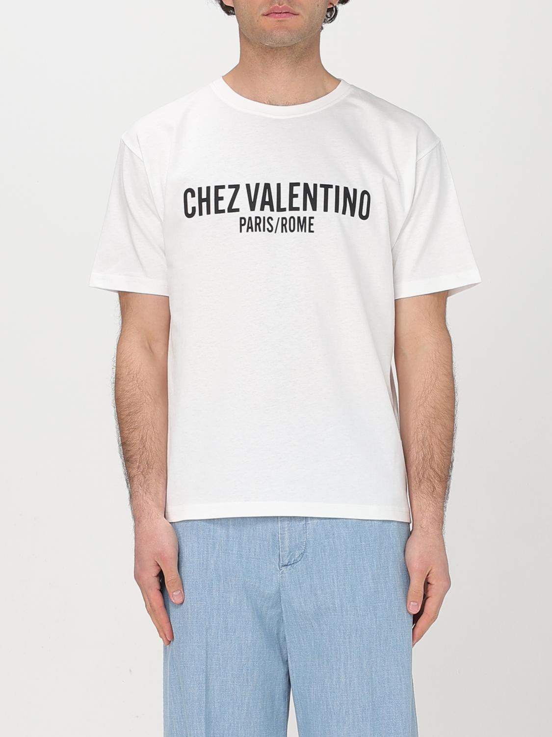 Valentino Garavani Cotton Crew-neck T-shirt In Ivory