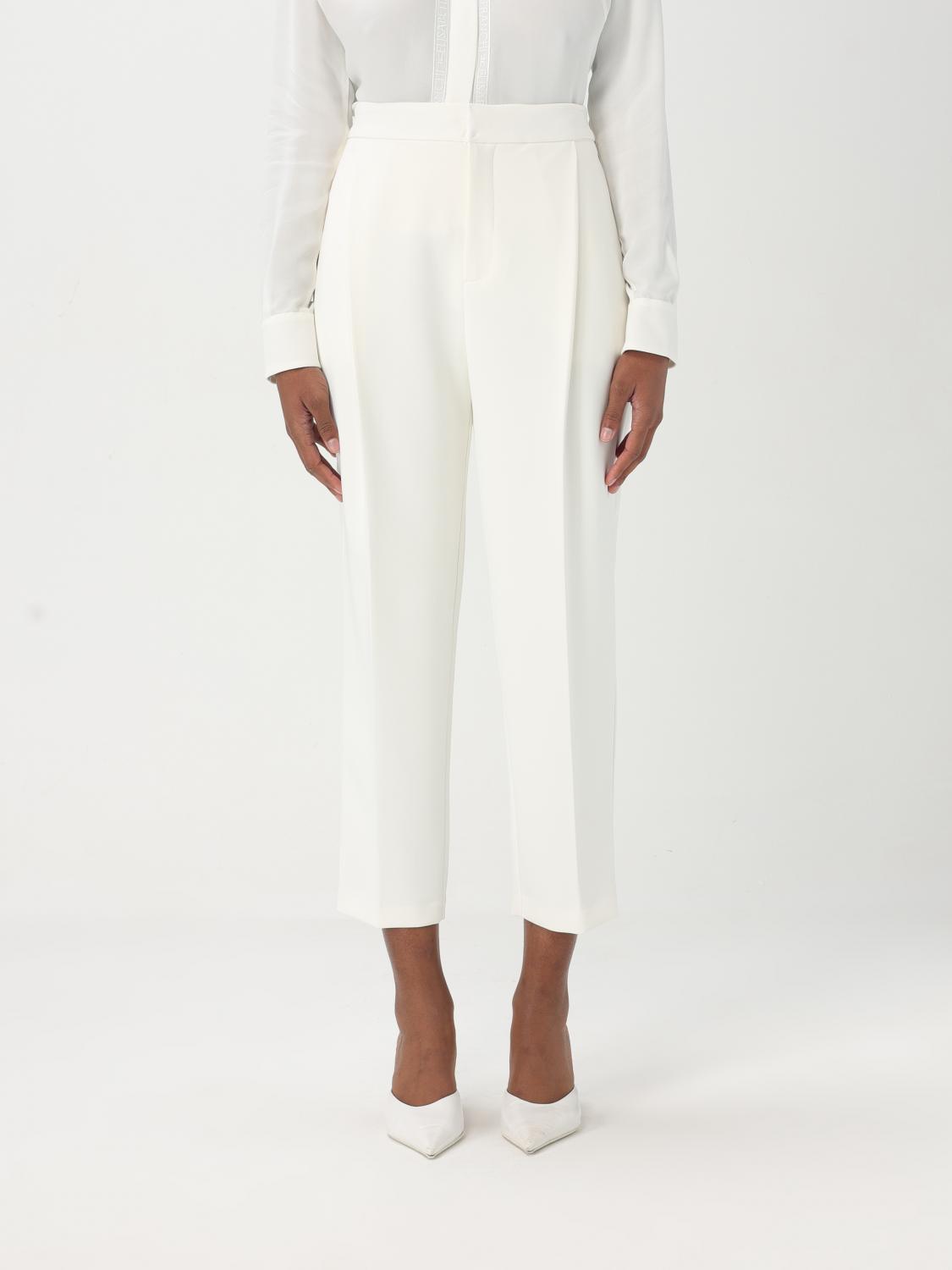 Elisabetta Franchi Pants  Woman Color Ivory In White