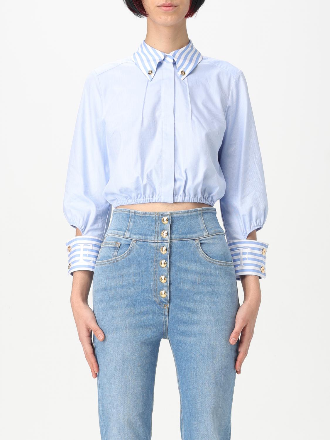 Elisabetta Franchi Shirt  Woman Color Blue In Blue