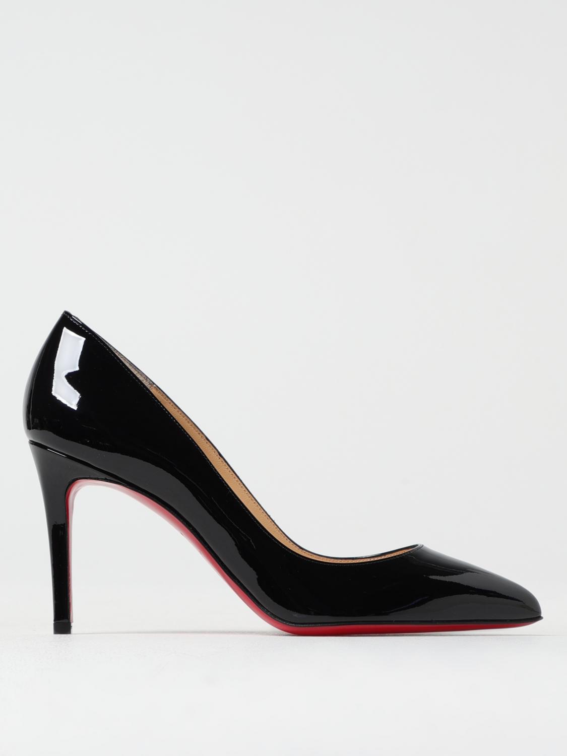 Christian Louboutin Hot Chick Black Patent Leather Pumps In Schwarz