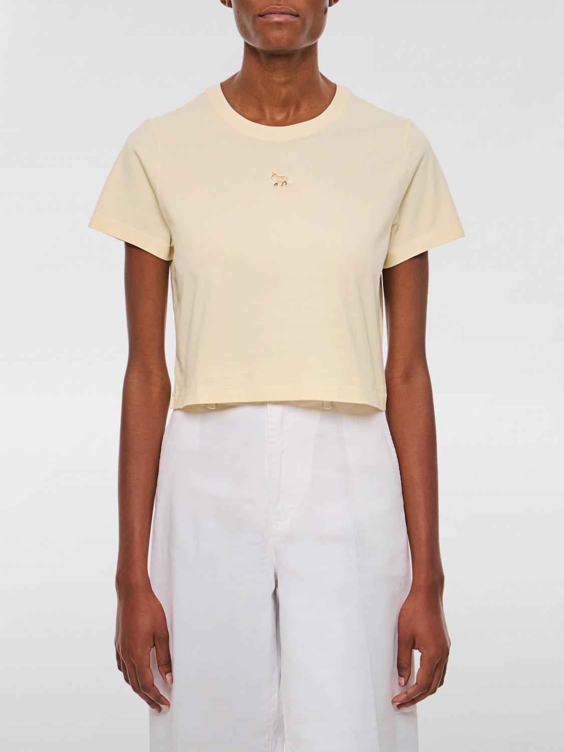 Maison Kitsuné Baby Fox T-shirt In Ivory