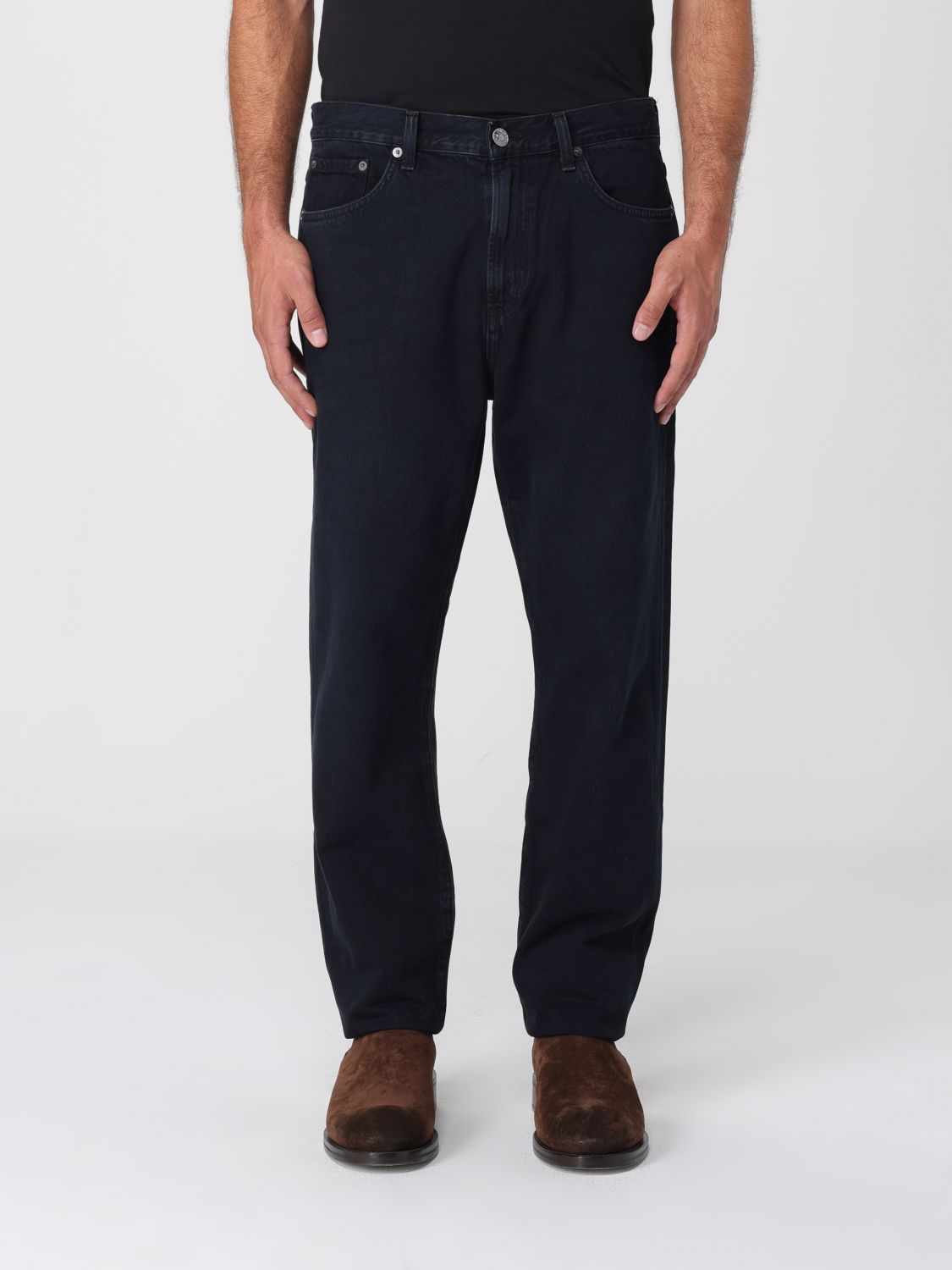 Agolde Jeans Men Color Black In Blue