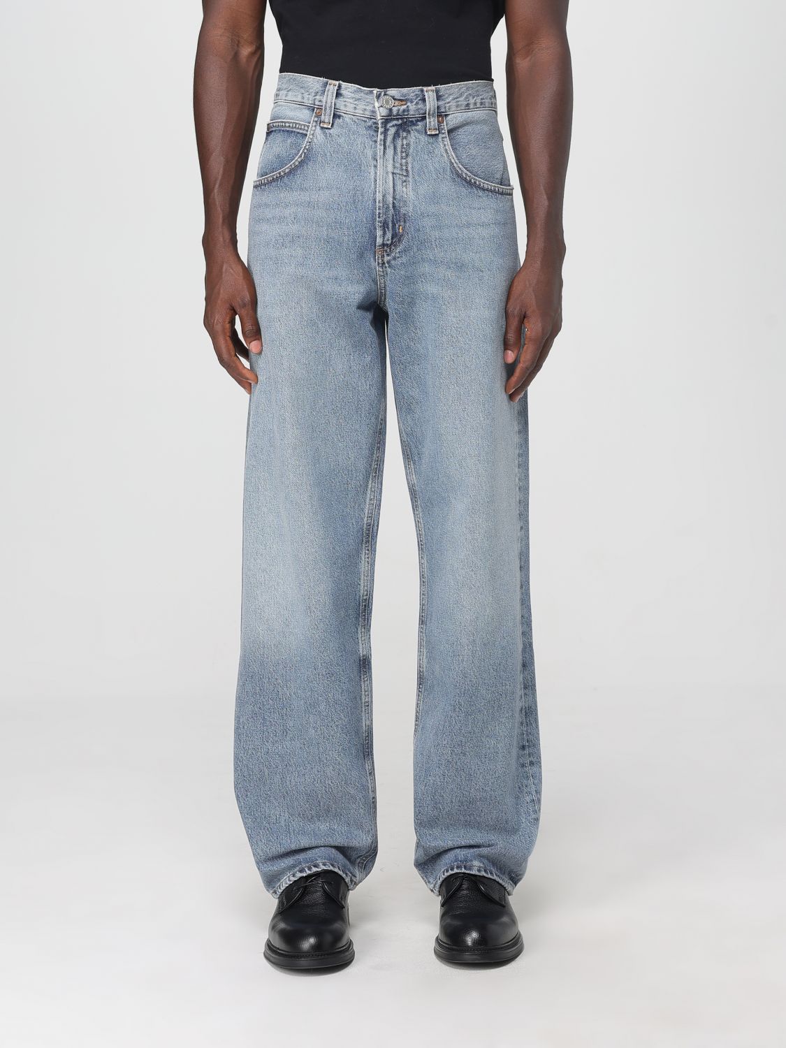 Agolde Jeans Men Color Blue In Blue