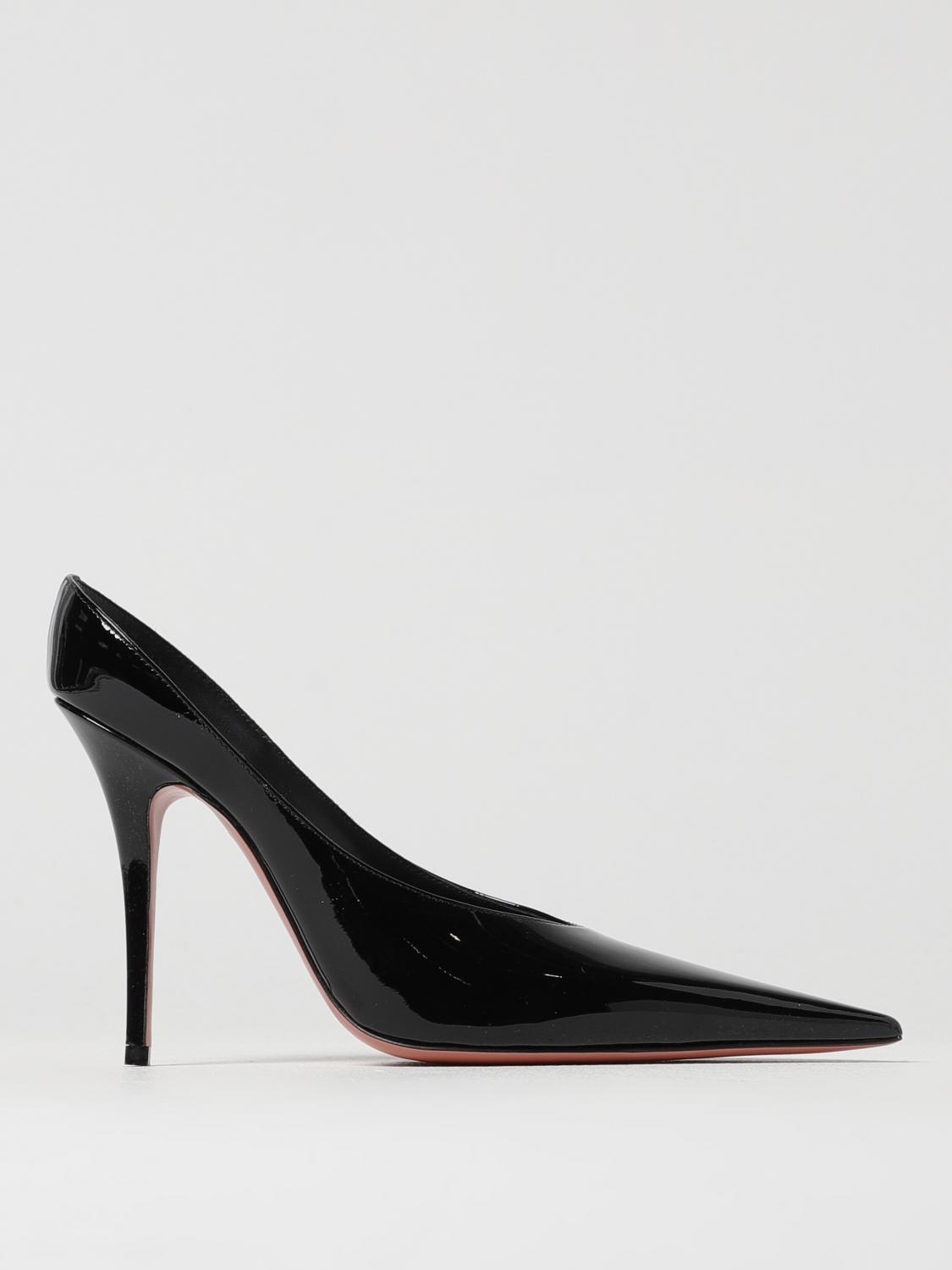 Shop Amina Muaddi Shoes Woman Color Black