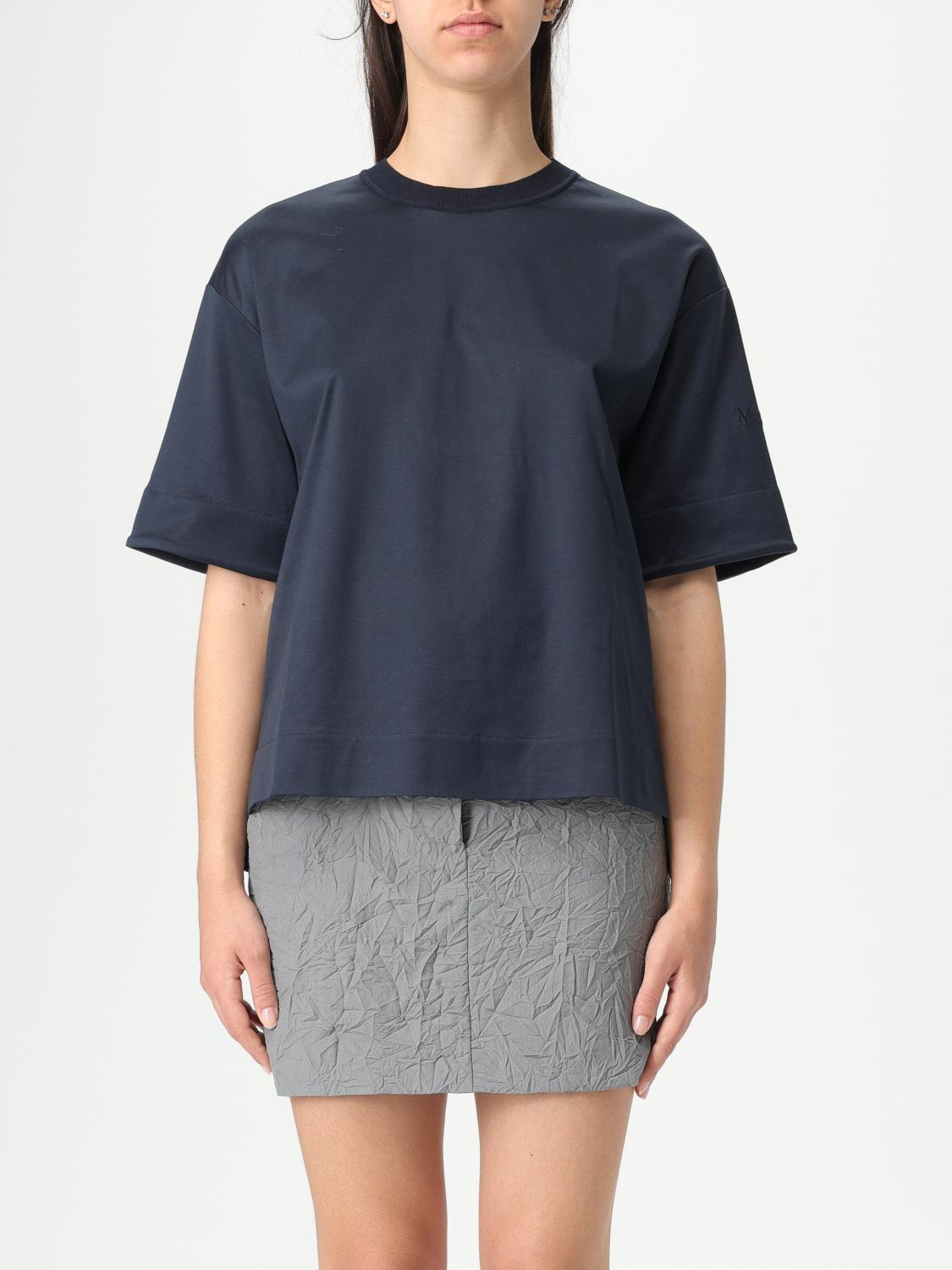 Max Mara T-shirt Woman Blue In Blue