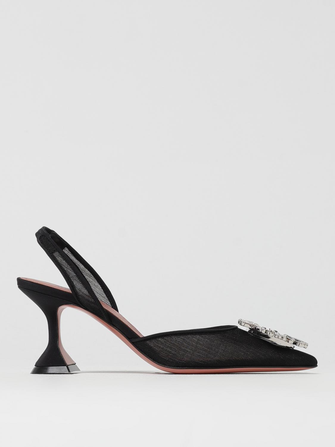 Amina Muaddi Pumps Woman Color Black In Black