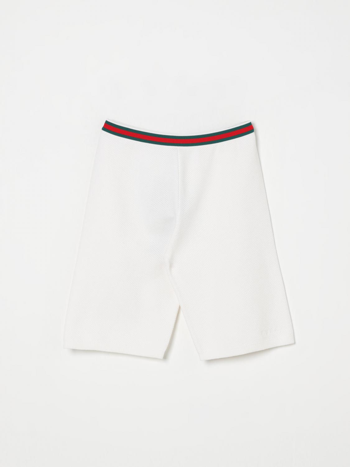 GUCCI Shorts Kids color White　GUCCI ショーツ キッズカラー ホワイト GUCCI