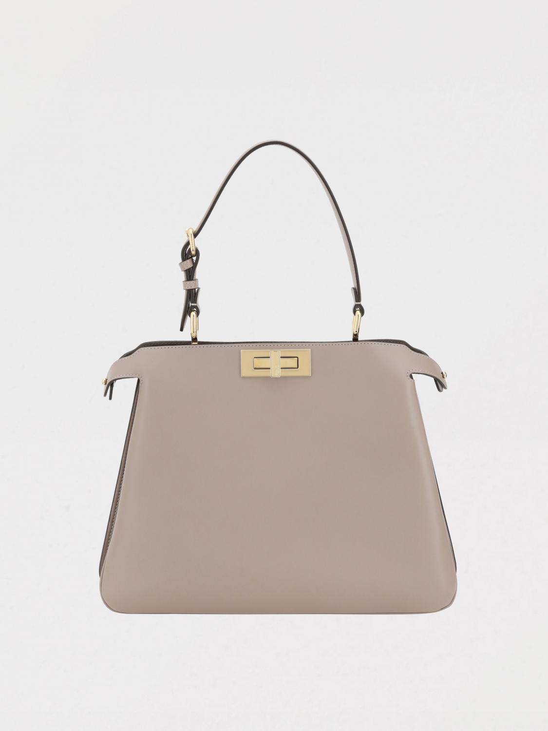 Shoulder Bag FENDI Woman color Dove Grey