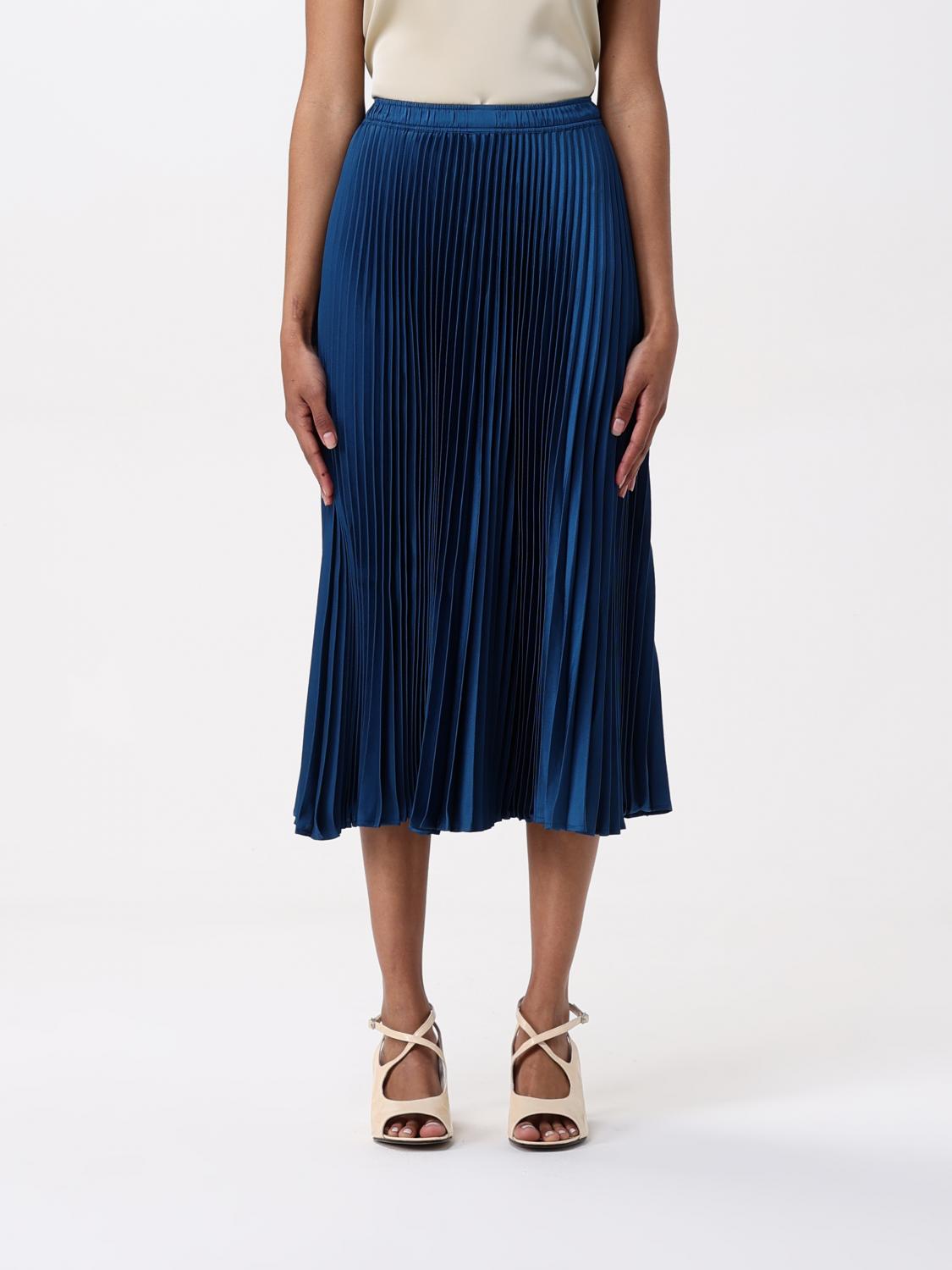 Hugo Boss Skirt Boss Woman Color Blue In Blue