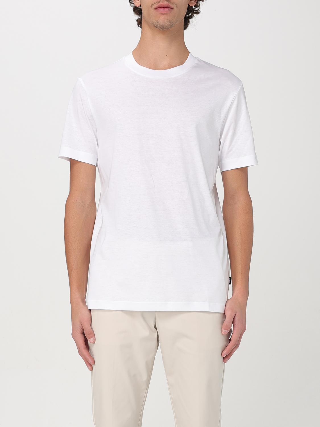 Shop Hugo Boss T-shirt Boss Men Color White