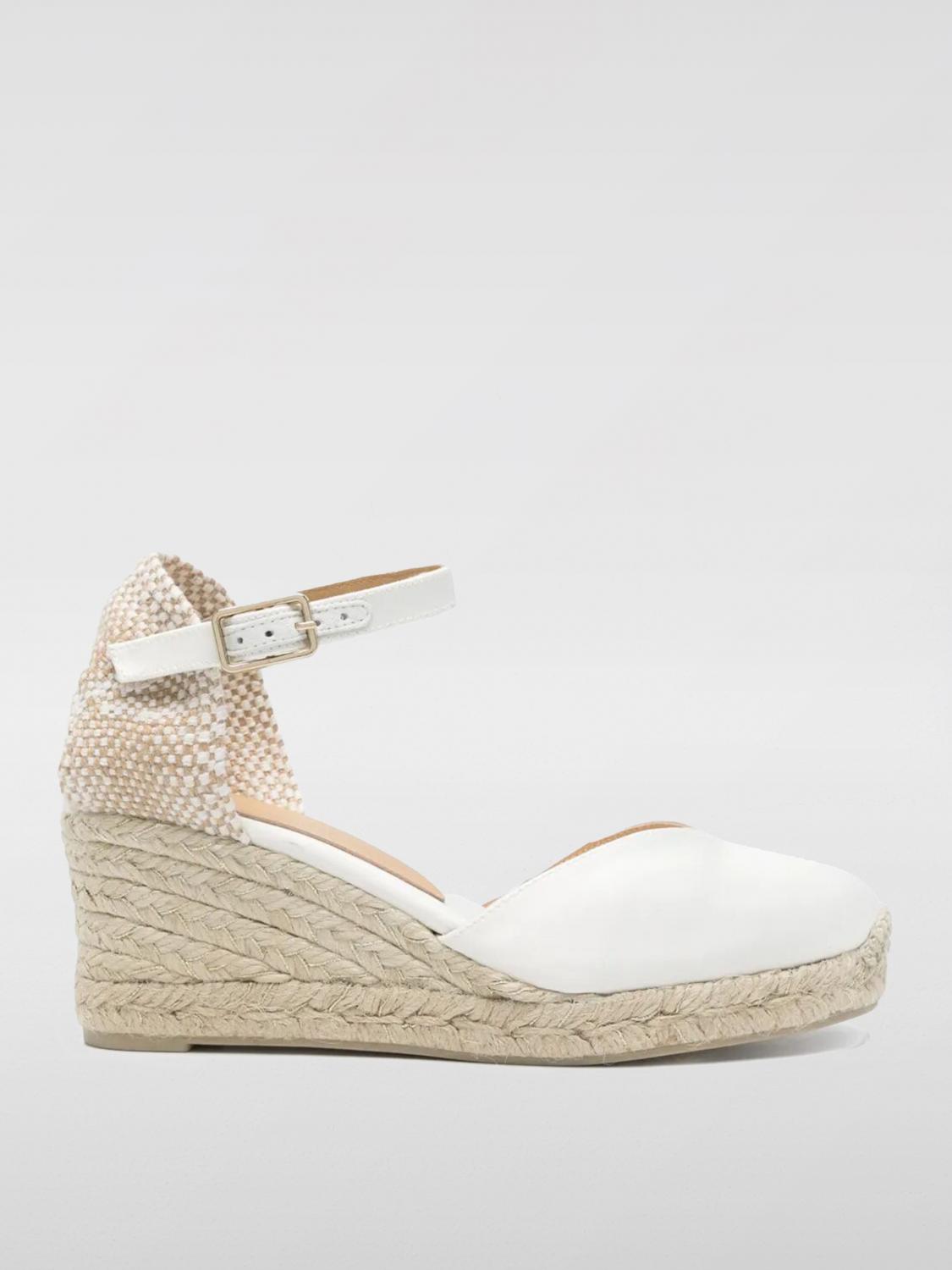 Shop Castaã±er Espadrilles Castañer Woman Color White
