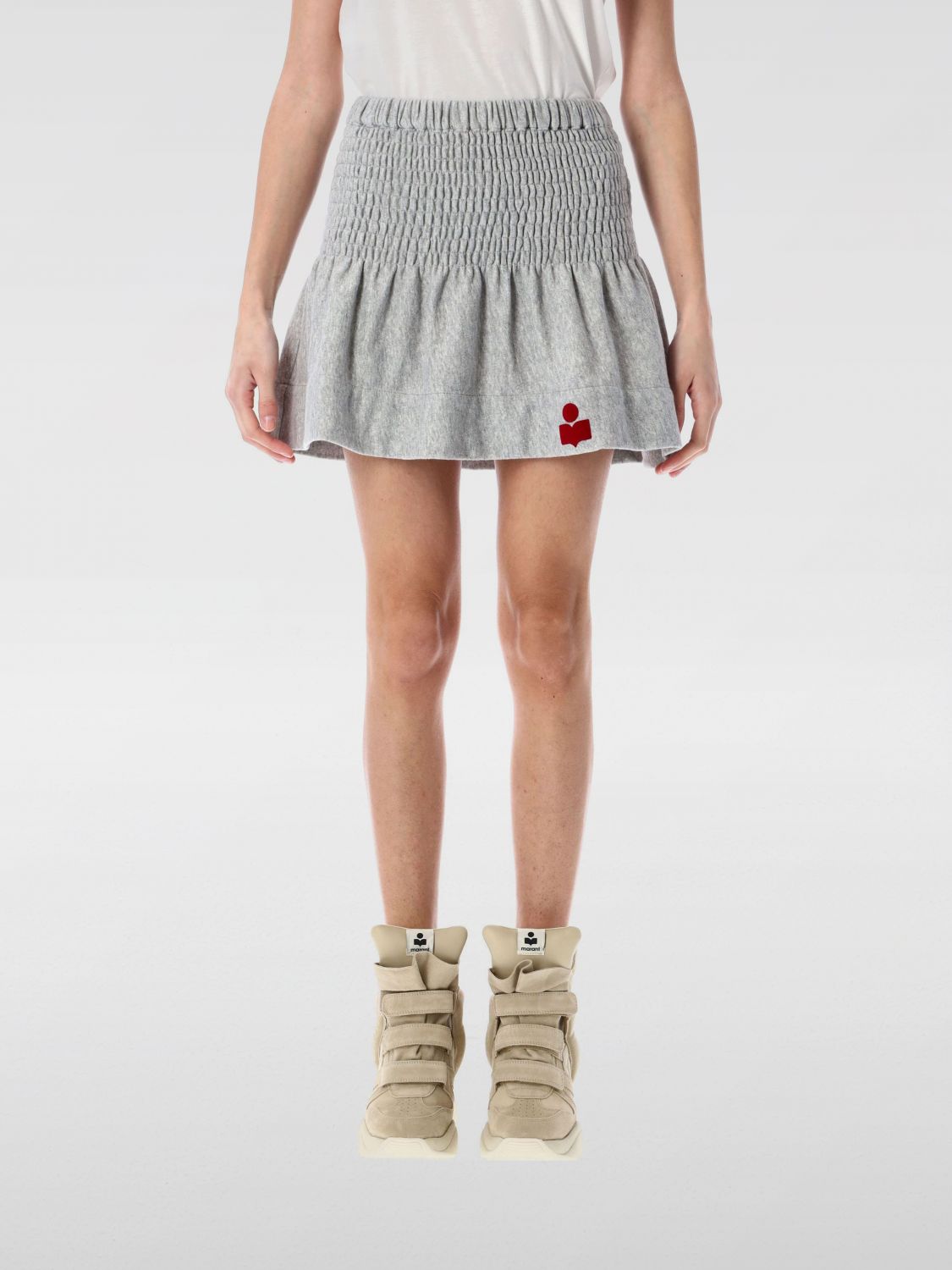 Isabel Marant Étoile Isabel Marant Etoile Pacifica Mini Skirt In Grau