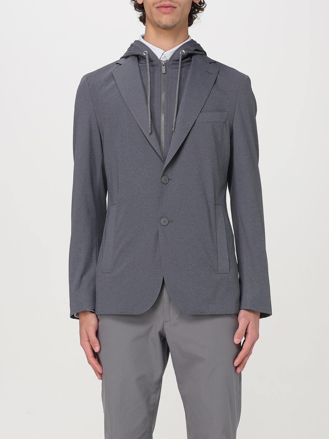 Hugo Boss Blazer Boss Men Color Grey In Grey