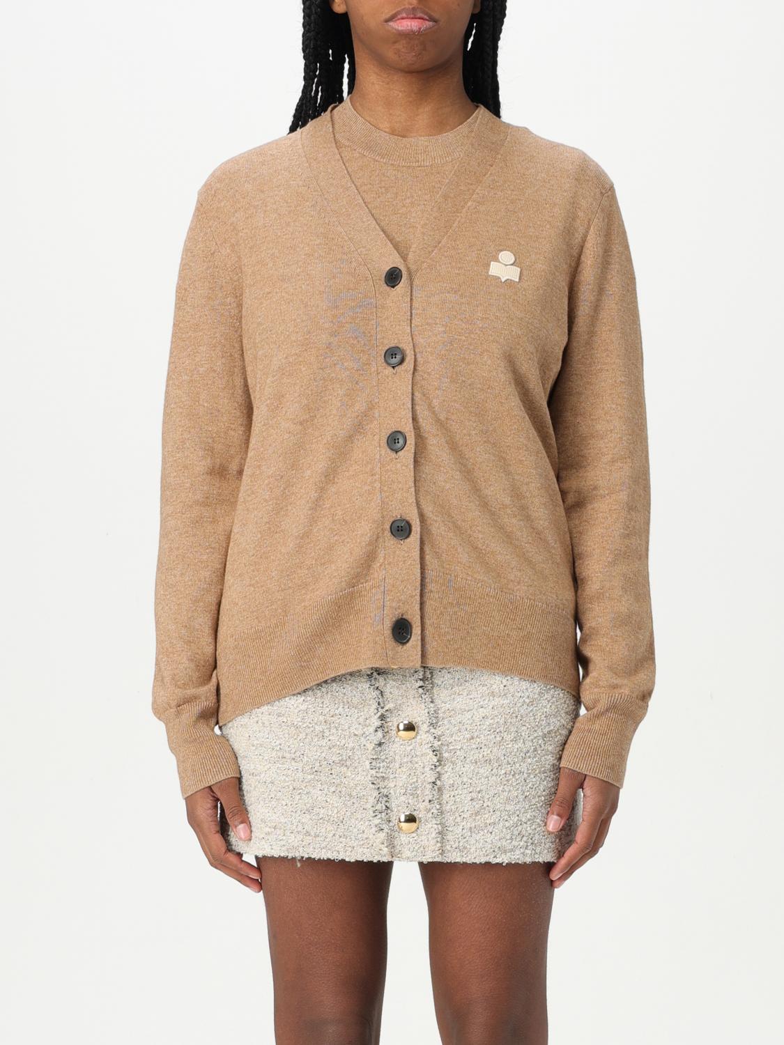 ISABEL MARANT ÉTOILE CARDIGAN ISABEL MARANT ETOILE WOMAN COLOR CAMEL G55690042