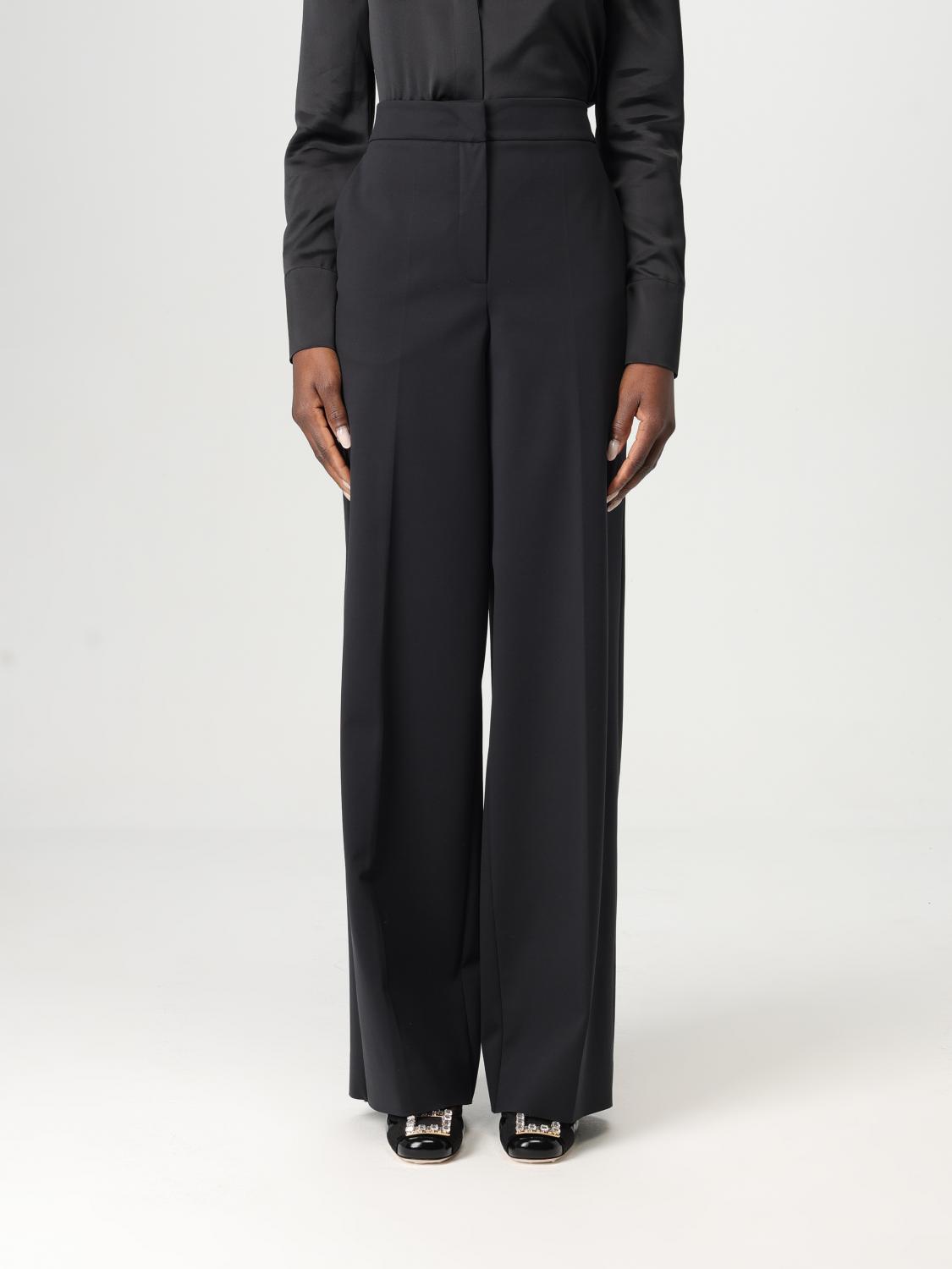 Max Mara Pants  Woman Color Black In Black