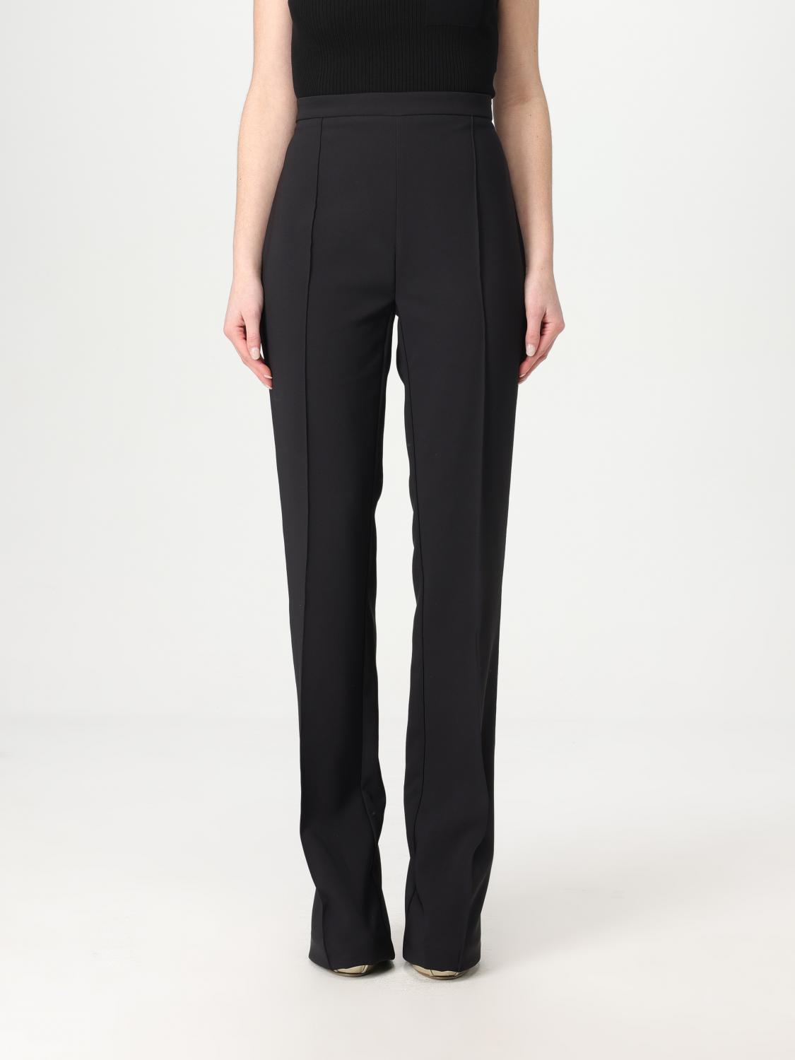 Elisabetta Franchi Pants Woman Color Black In Black