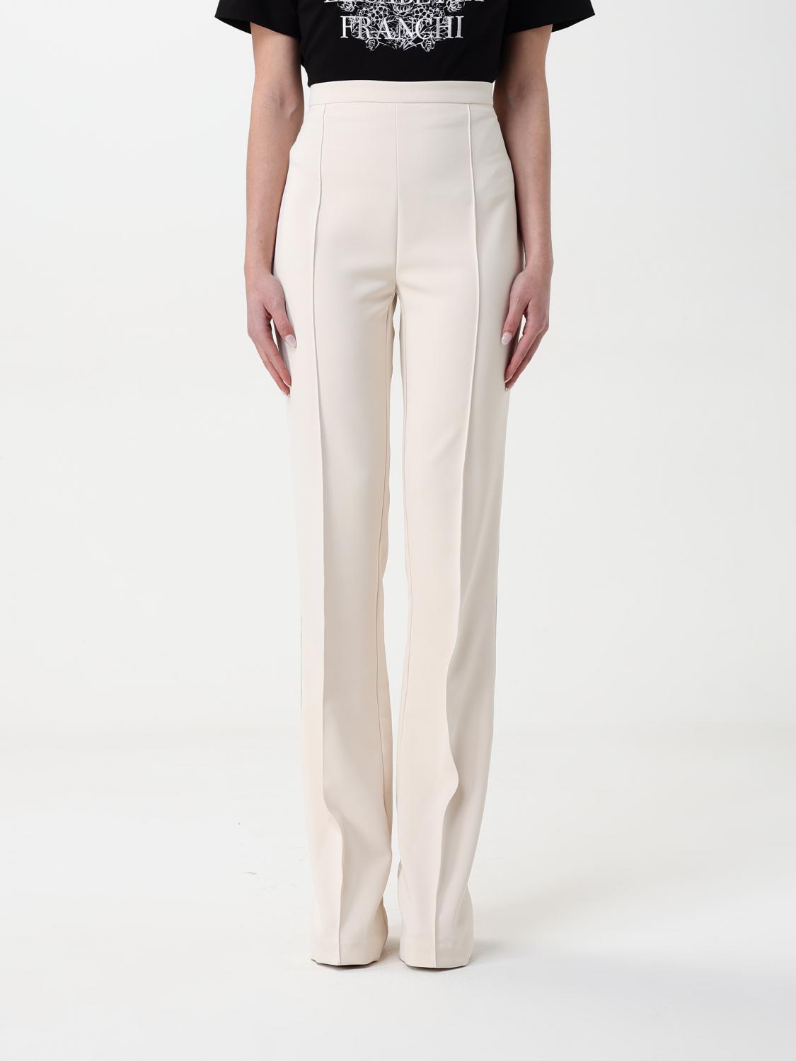 Elisabetta Franchi Pants Woman Color Blue In Blue