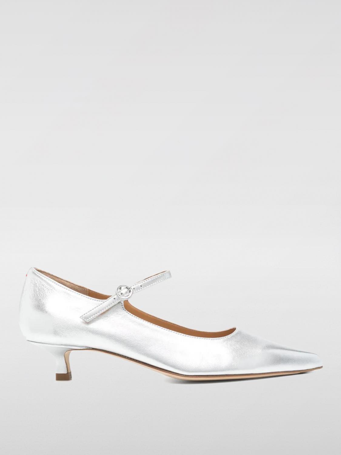Aeyde 45mm Leather Pumps In White