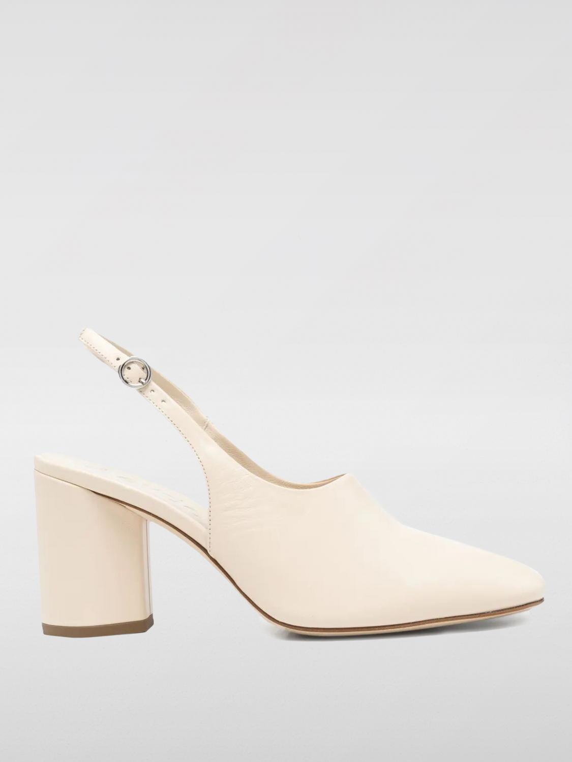 Aeyde High Heel Shoes Woman Color Cream In Cream