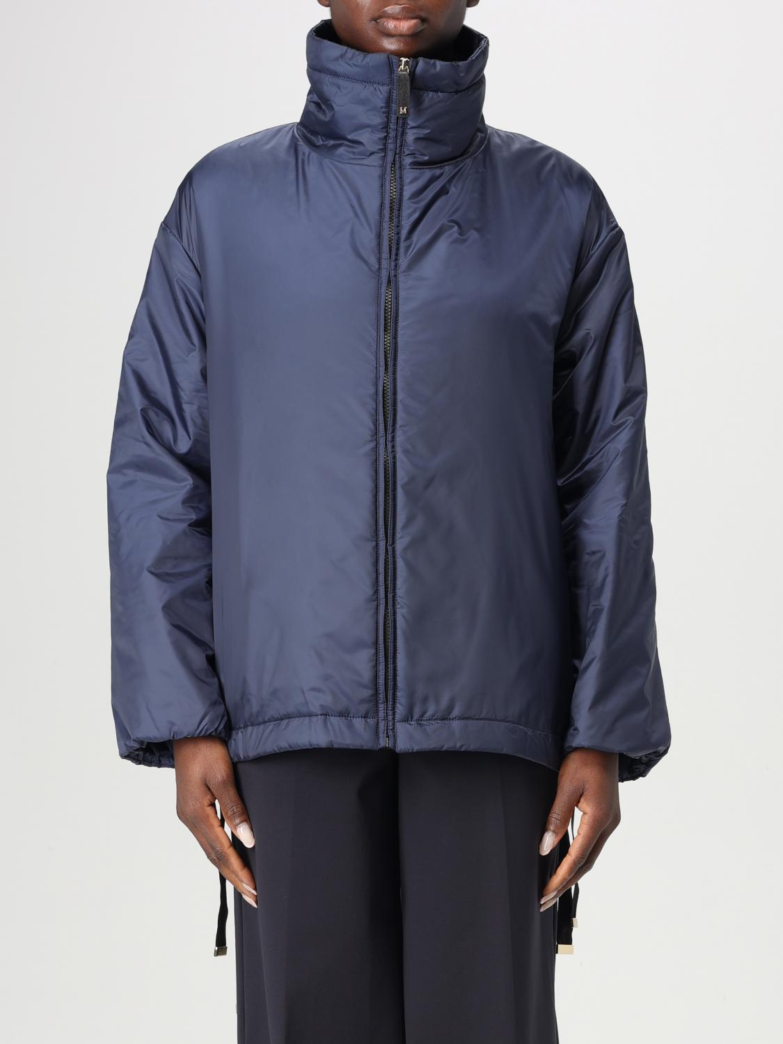 Shop Max Mara The Cube Jacket Woman Color Blue