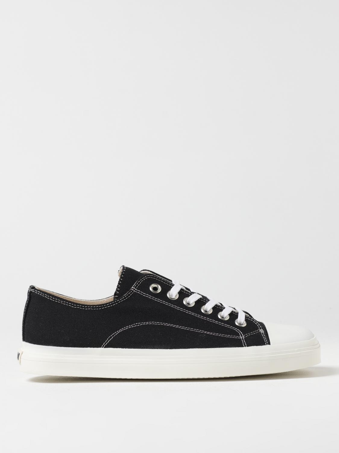 Moschino Sneakers In Canvas Edge In Black