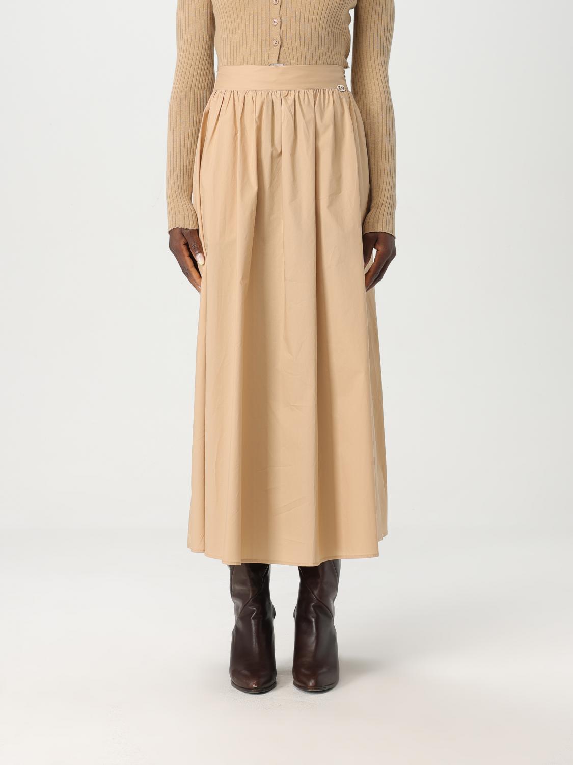 Liu •jo Skirt Liu Jo Woman Color Beige In Beige
