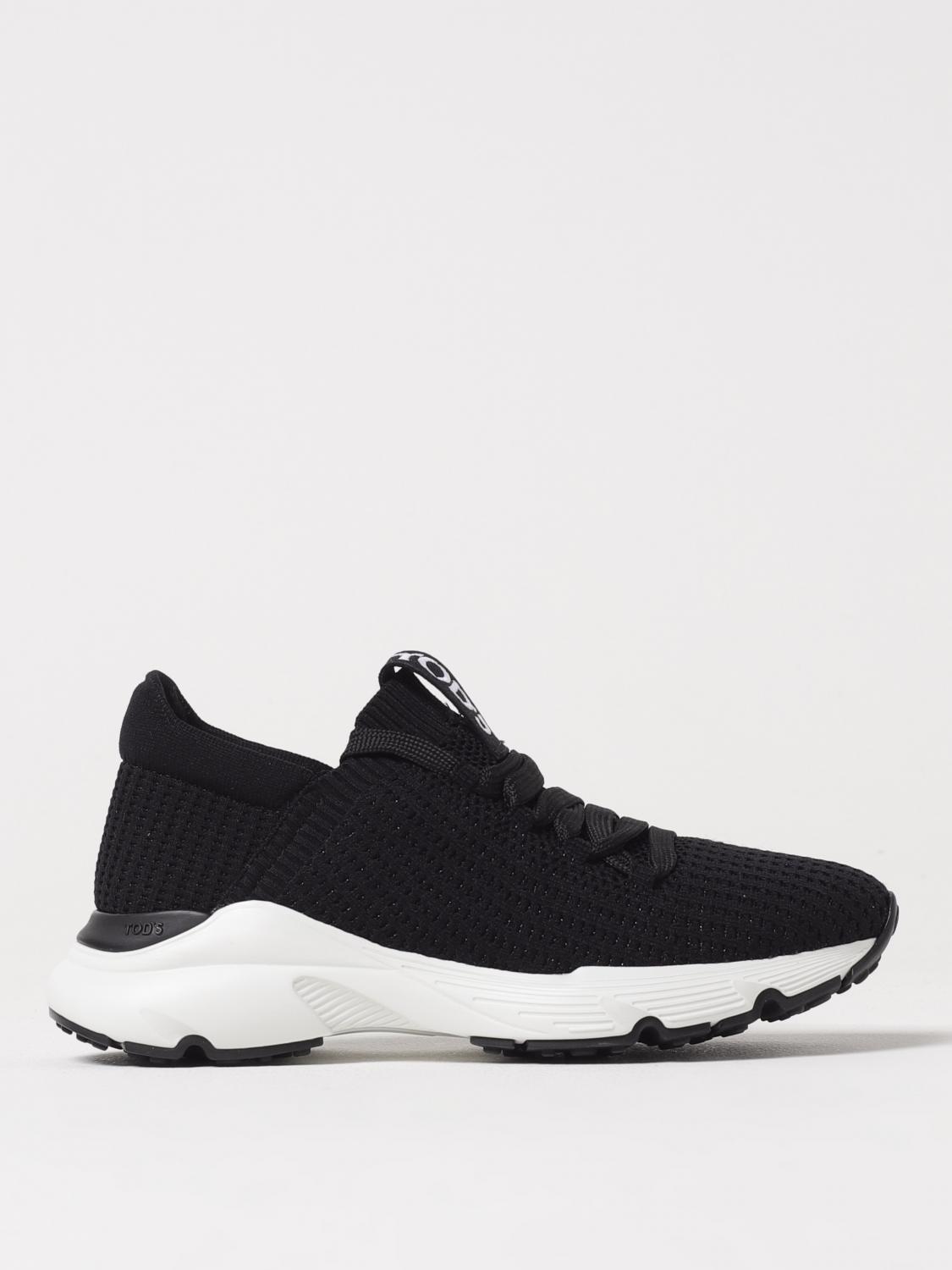 Tod's Women's Sport Run Knitted Sneakers In Black