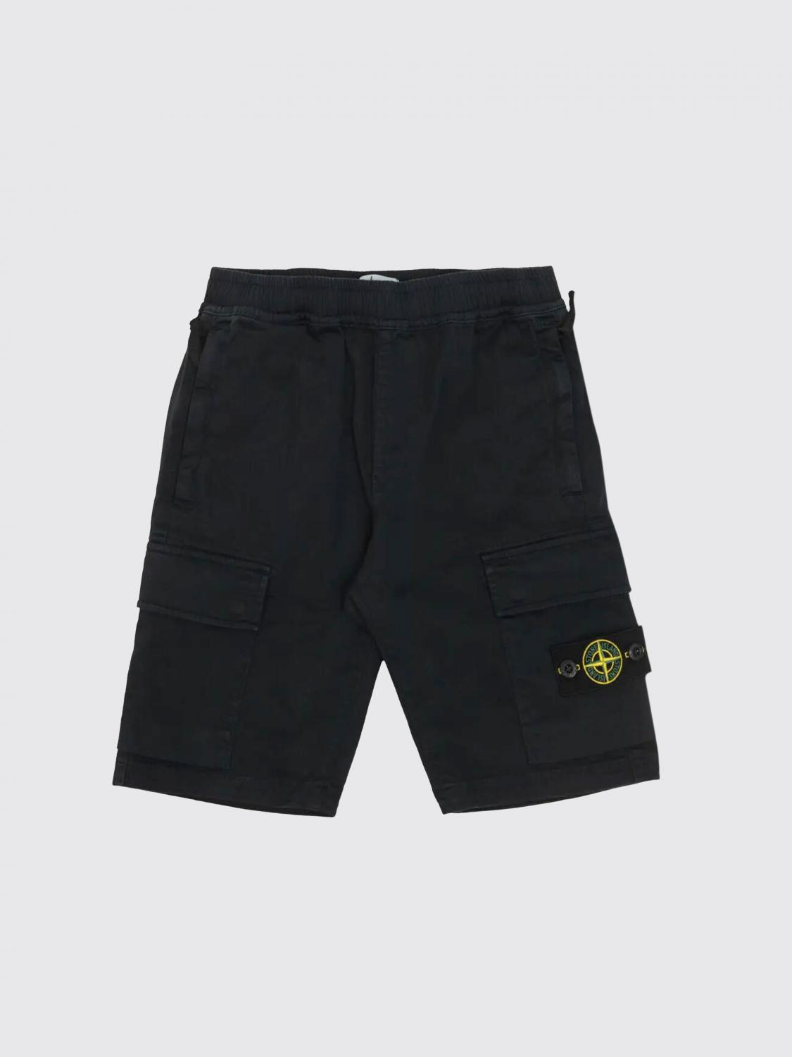Stone Island Shorts Junior Kids Color Navy In Navy