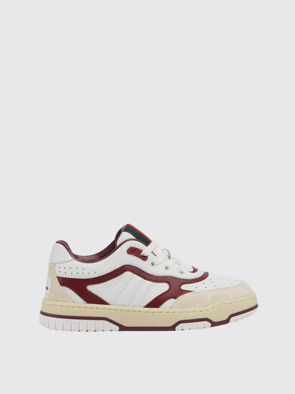 GUCCI Sneakers Re-Web in pelle