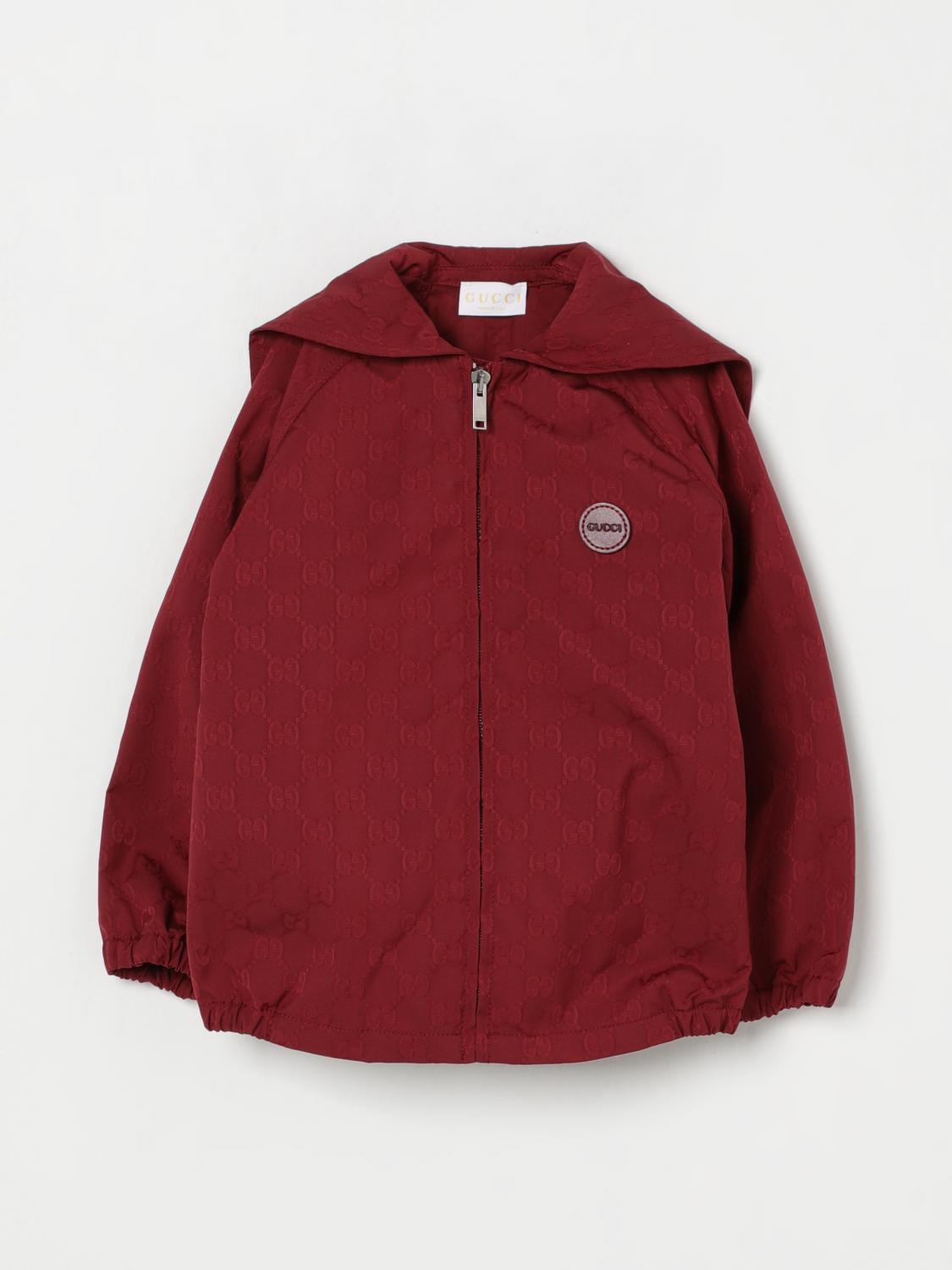 Gucci Gg-pattern Jacket In Red