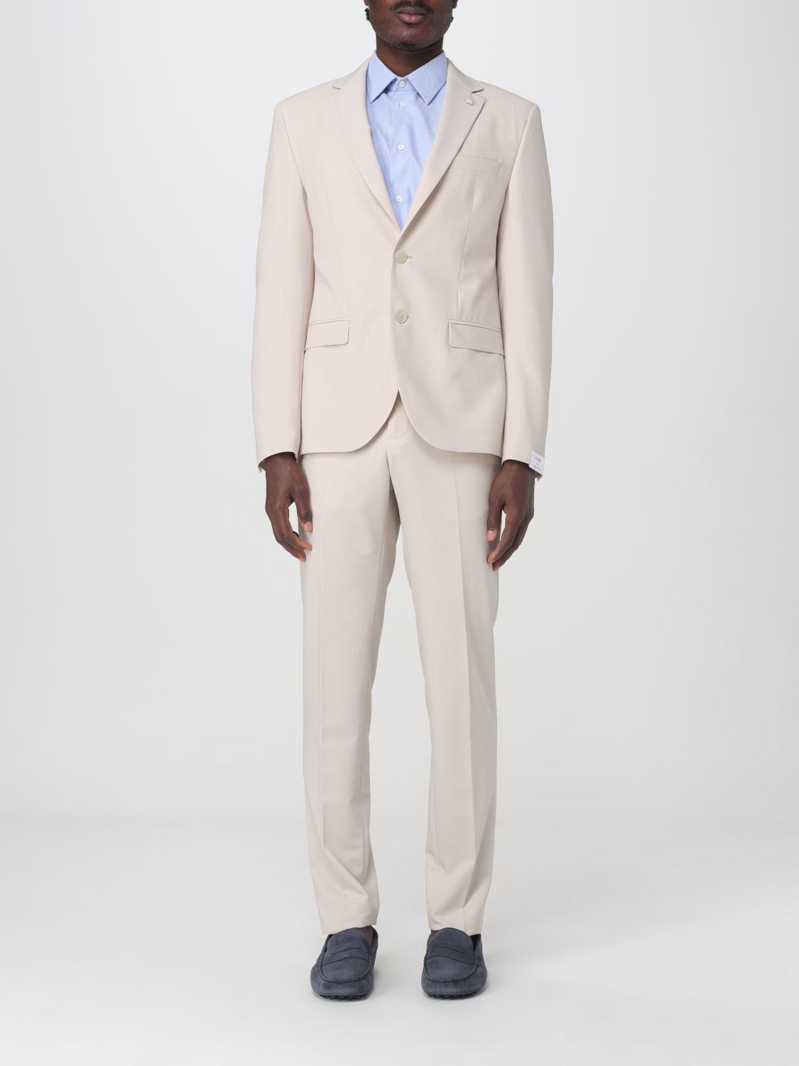 Manuel Ritz Suit Men Color Blue In Blue