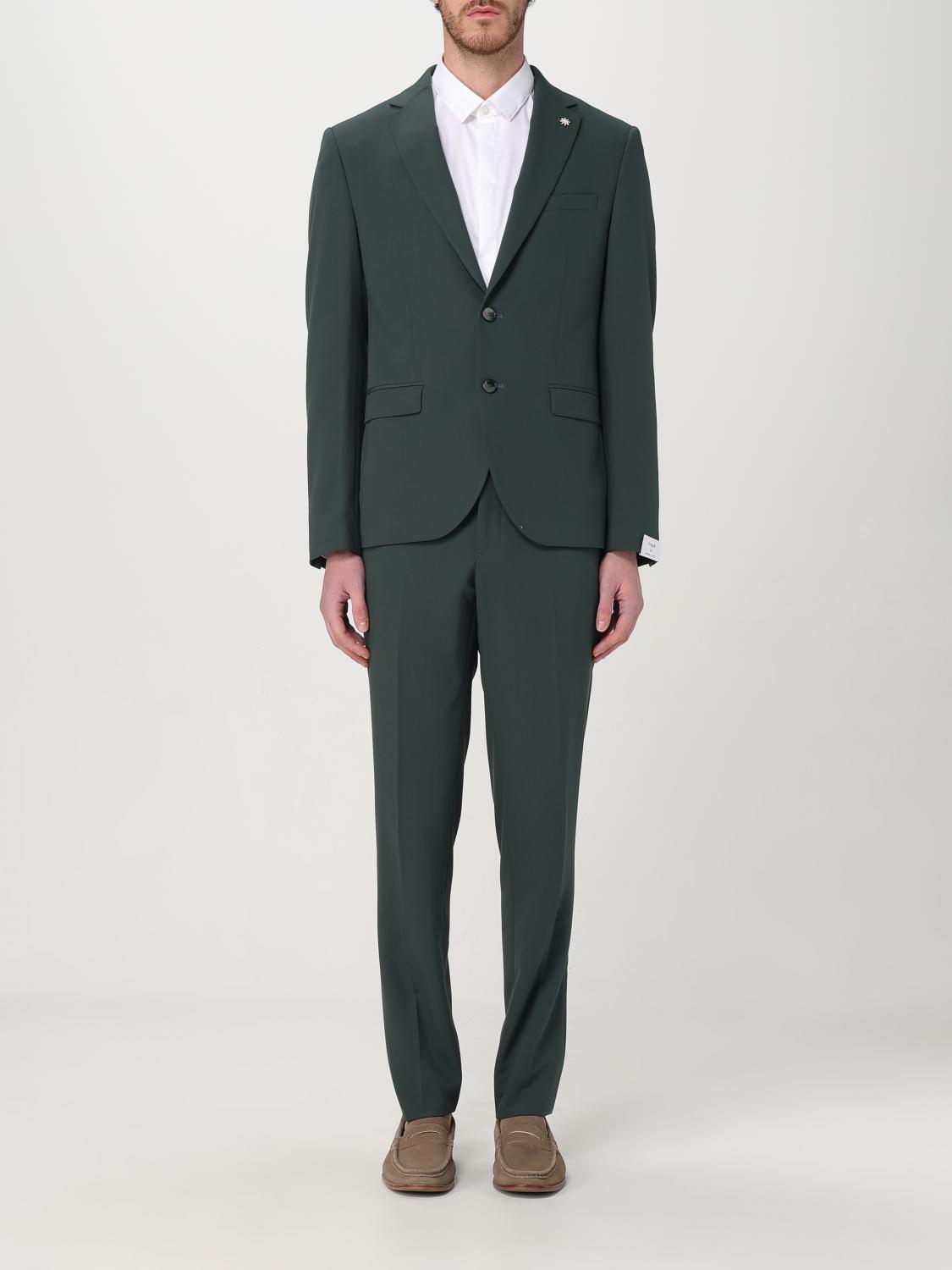 Manuel Ritz Suit Men Color Green In Green