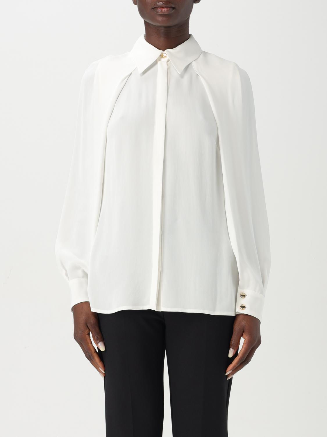 Elisabetta Franchi Shirt Woman Color Ivory In Ivory