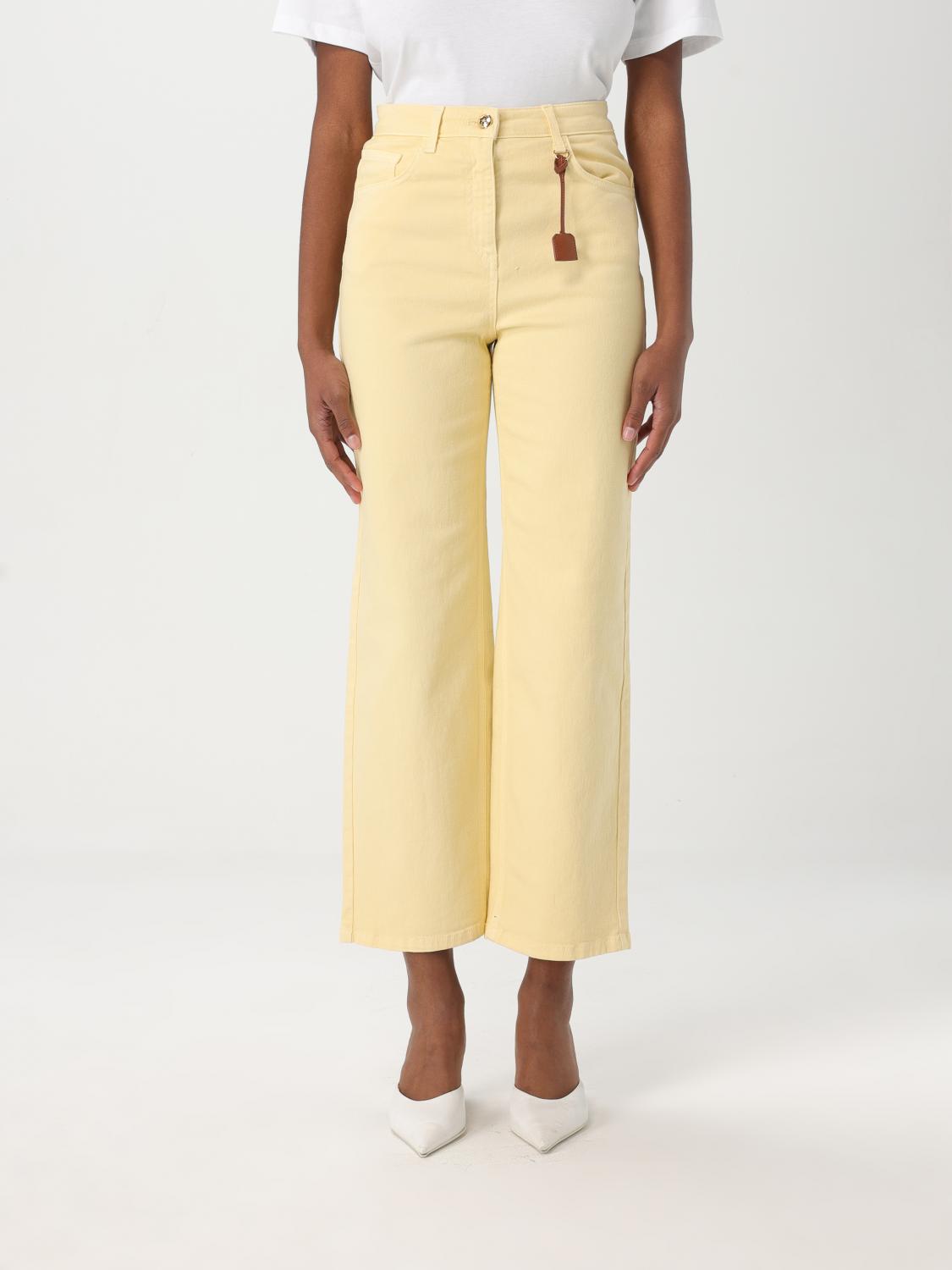 Elisabetta Franchi Jeans  Woman Color Yellow In Yellow