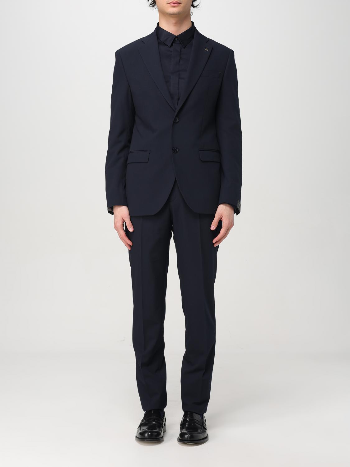 Manuel Ritz Suit Men Color Blue In Blue