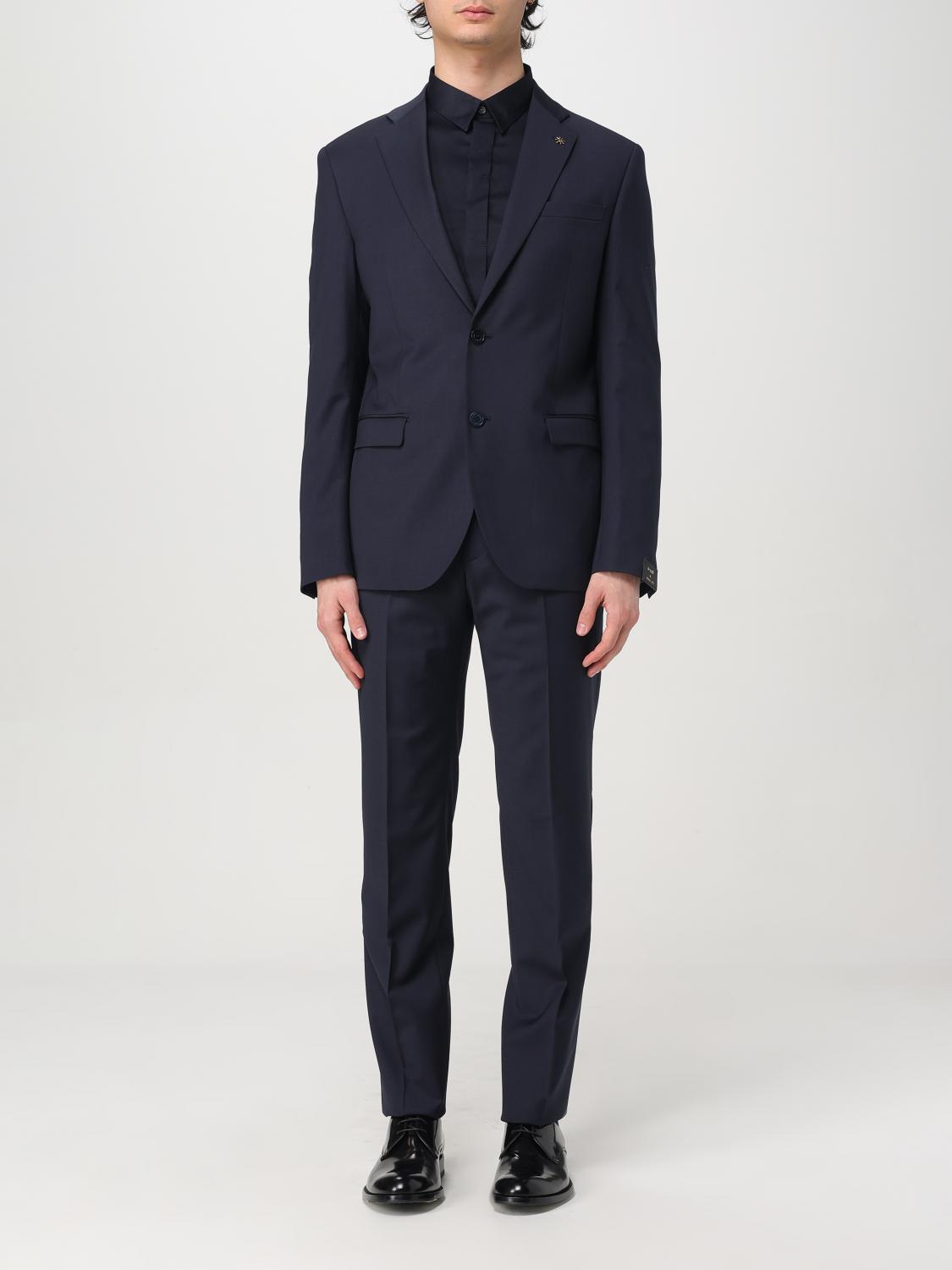 Manuel Ritz Suit Men Color Blue In Blue
