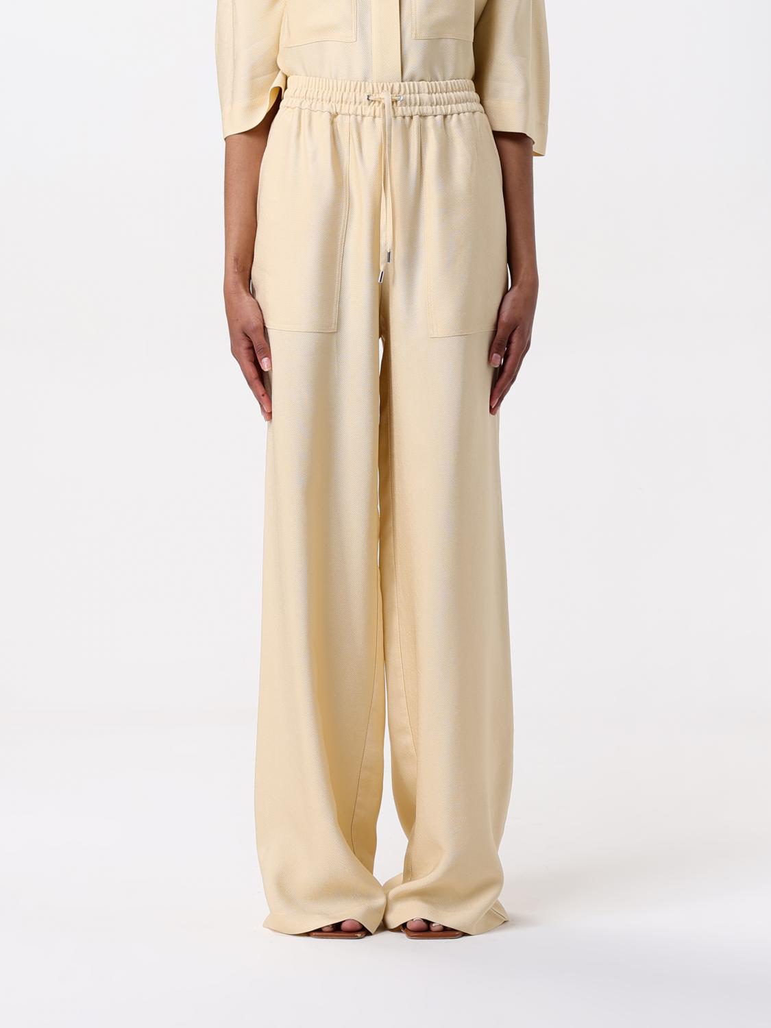 Hugo Boss Pants Boss Woman Color Beige In Beige
