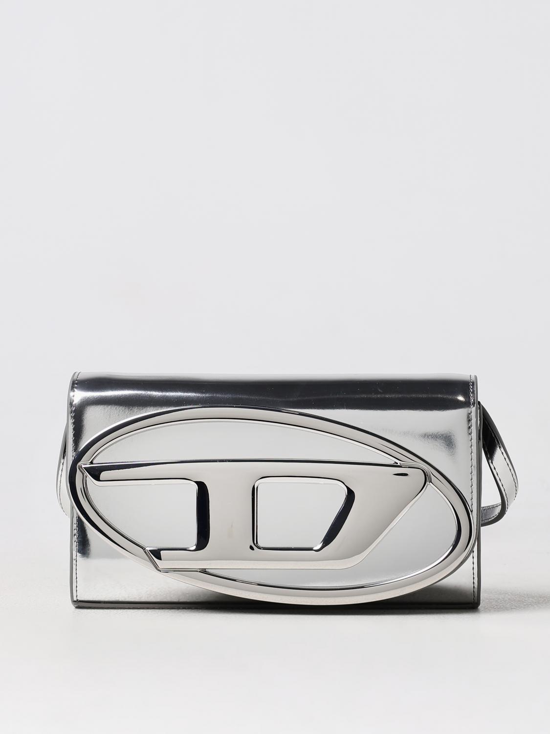 Diesel Crossbody Bags Woman Color Silver In Silver