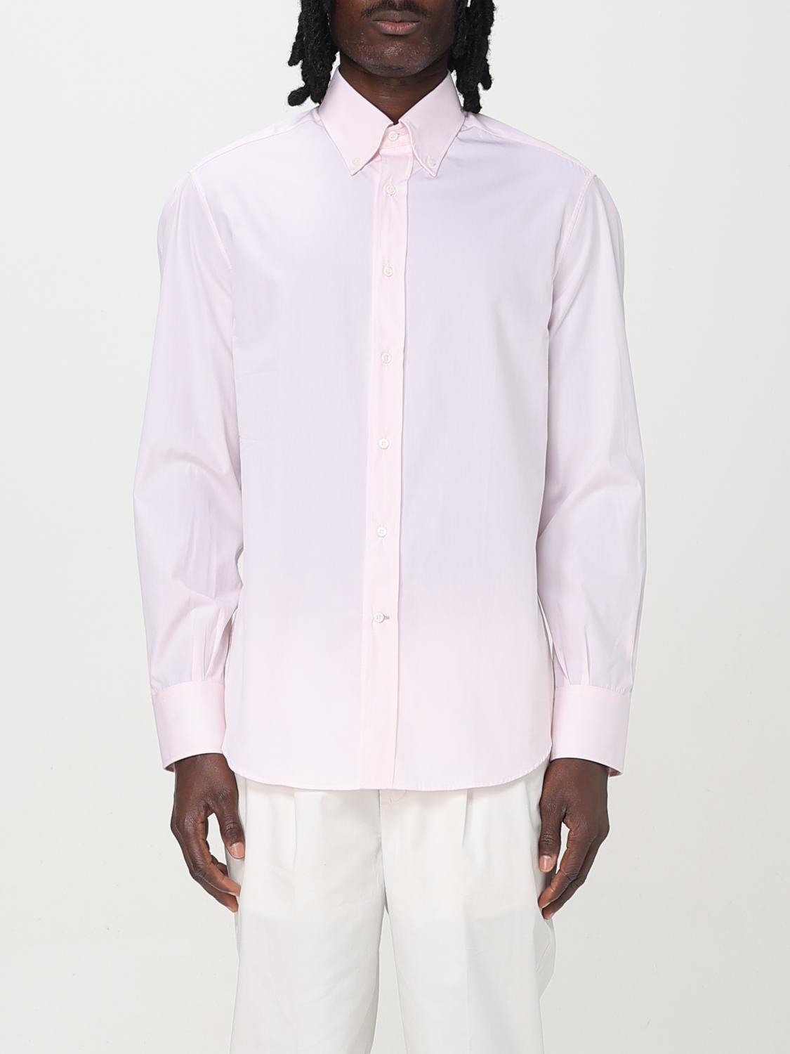 Brunello Cucinelli Shirt Men Color Pink In Pink