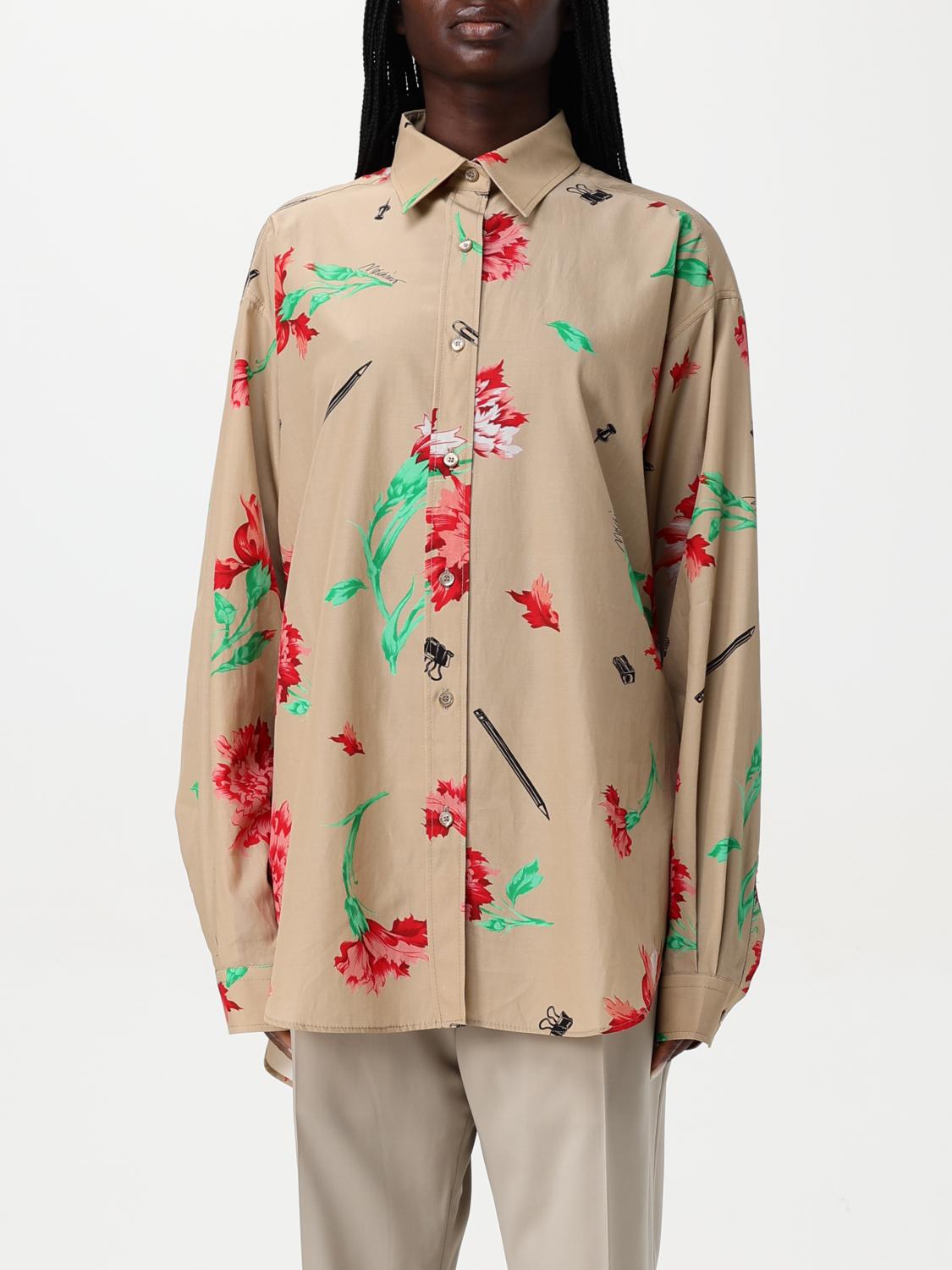Moschino Shirt  Couture Woman Color Beige In Beige