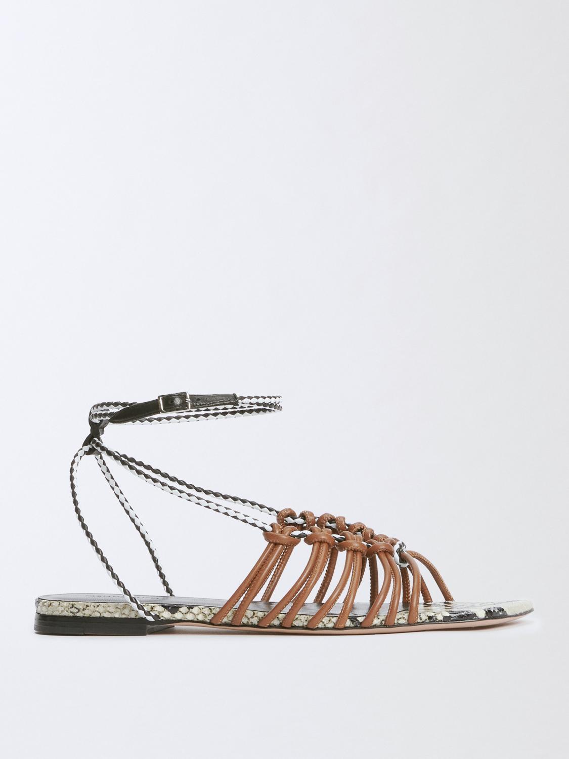 Fabiana Filippi Flat Sandals  Woman Color Leather In Leather