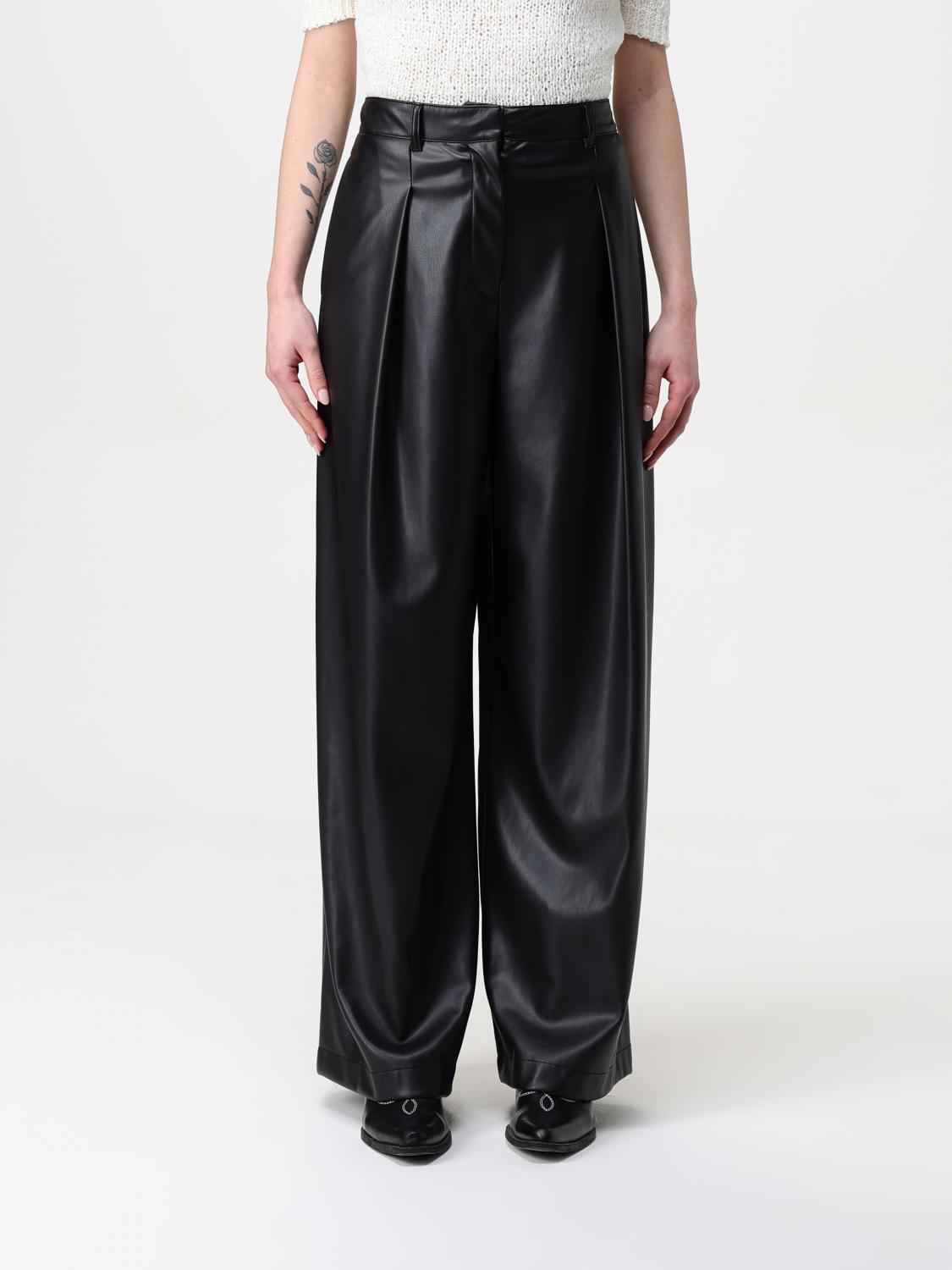 Shop Twinset Pants Woman Color Black