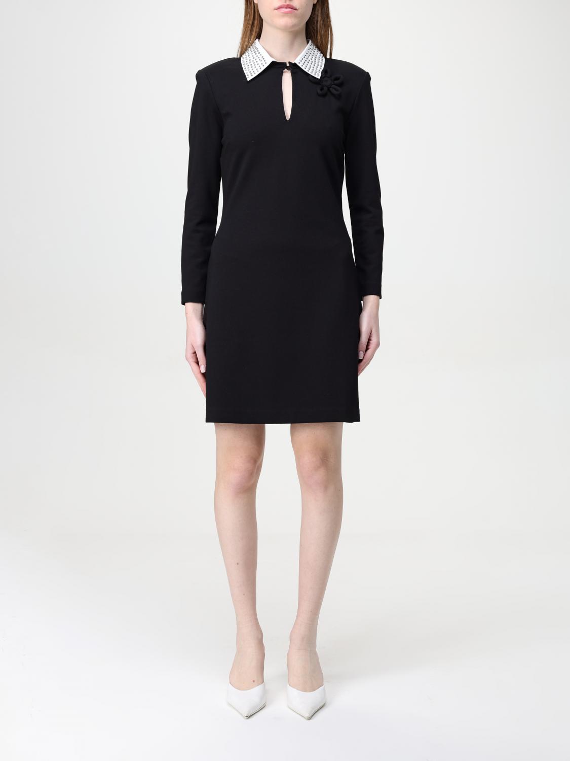 Twinset Actitude Dress Woman Color Black In Black