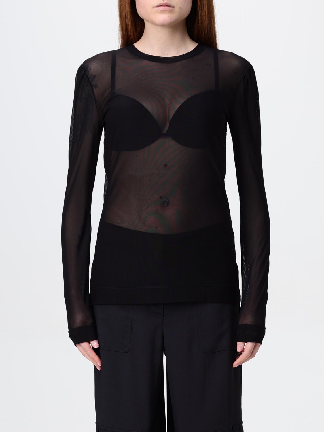 Twinset Actitude Top Woman Color Black In Black