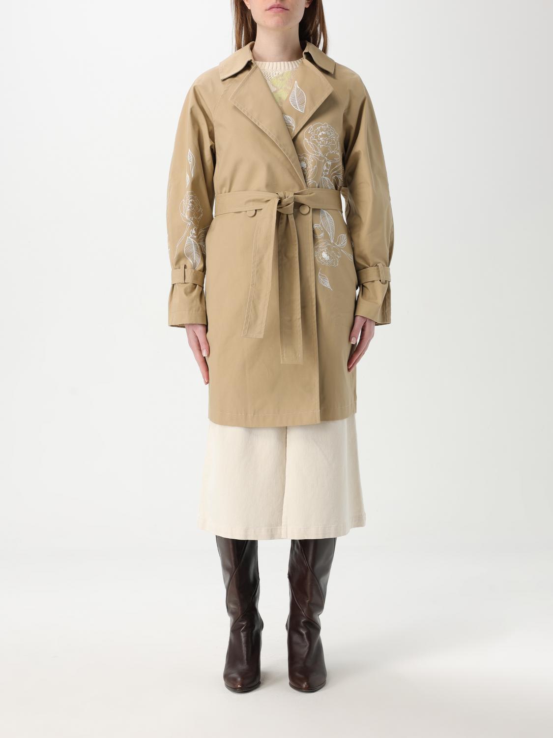 TWINSET ACTITUDE COAT TWINSET ACTITUDE WOMAN COLOR CAMEL G56240042