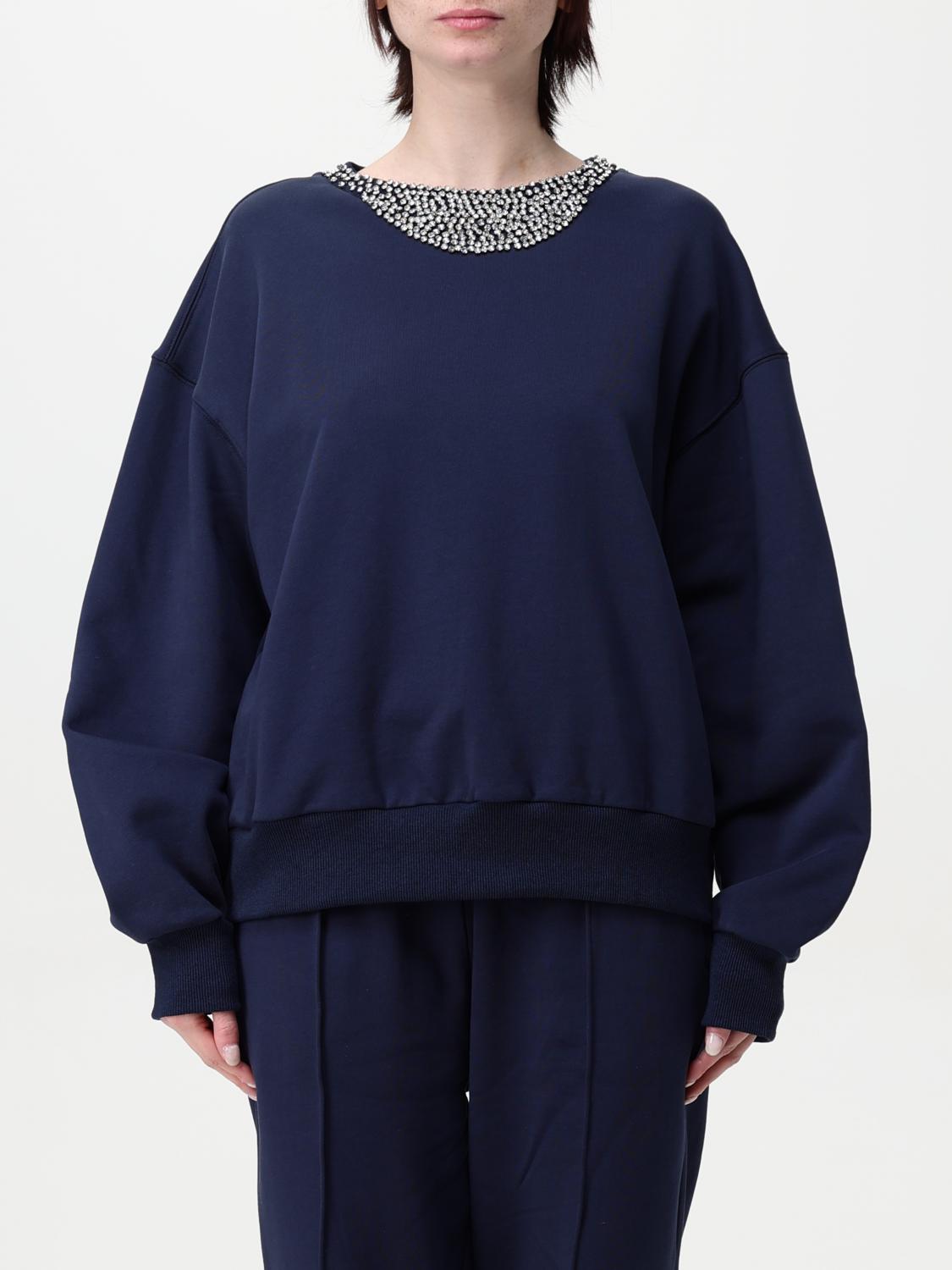 Shop Twinset Actitude Sweatshirt  Woman Color Blue
